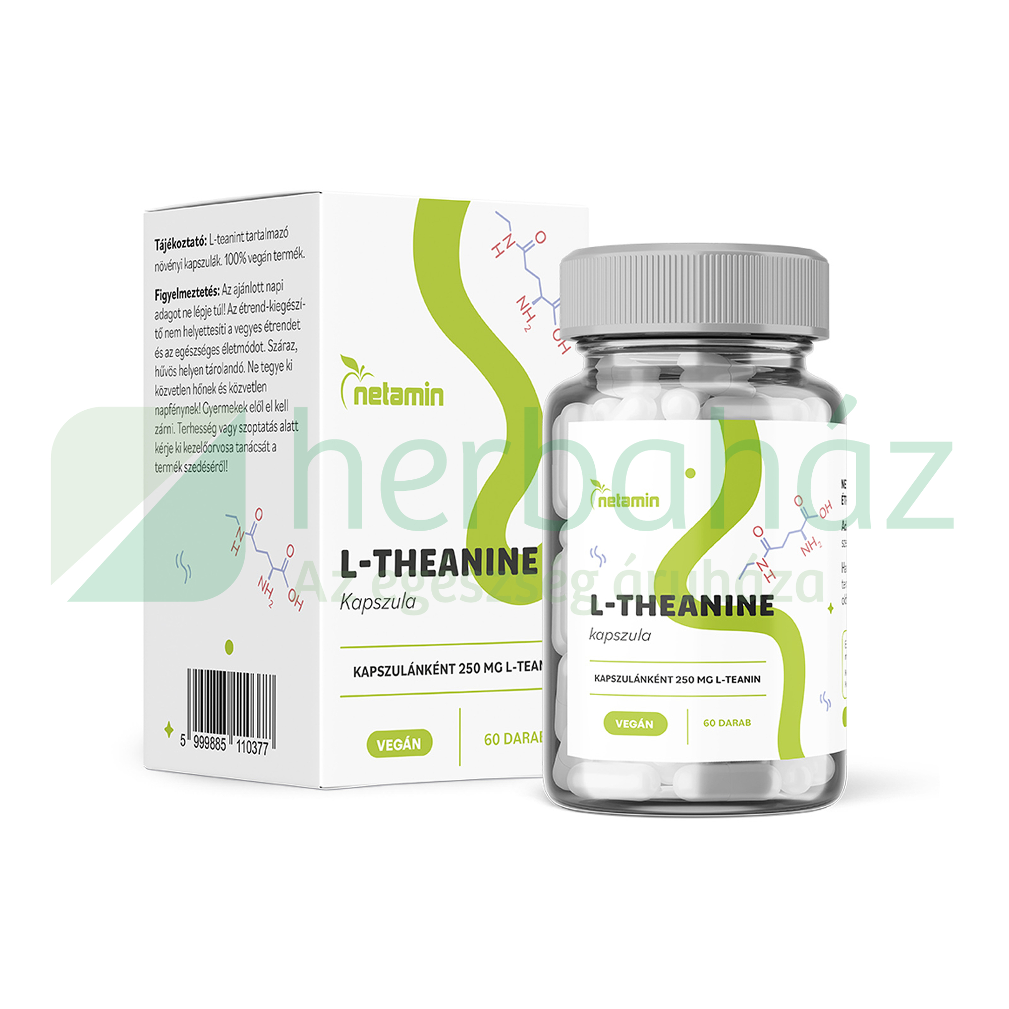 NETAMIN L-THEANINE 250MG KAPSZULA 60DB