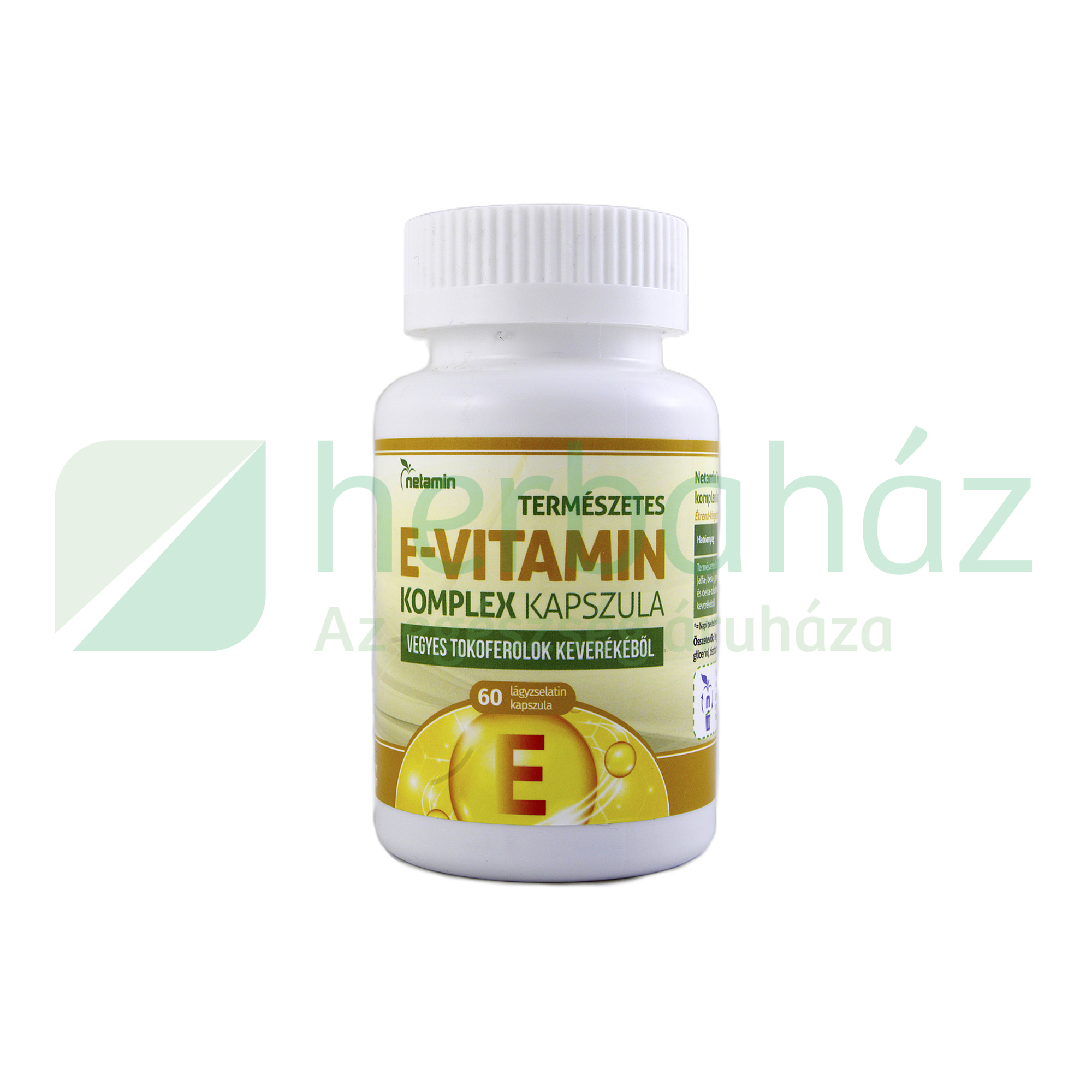 NETAMIN TERMÉSZETES E-VITAMIN KOMPLEX KAPSZULA 60DB