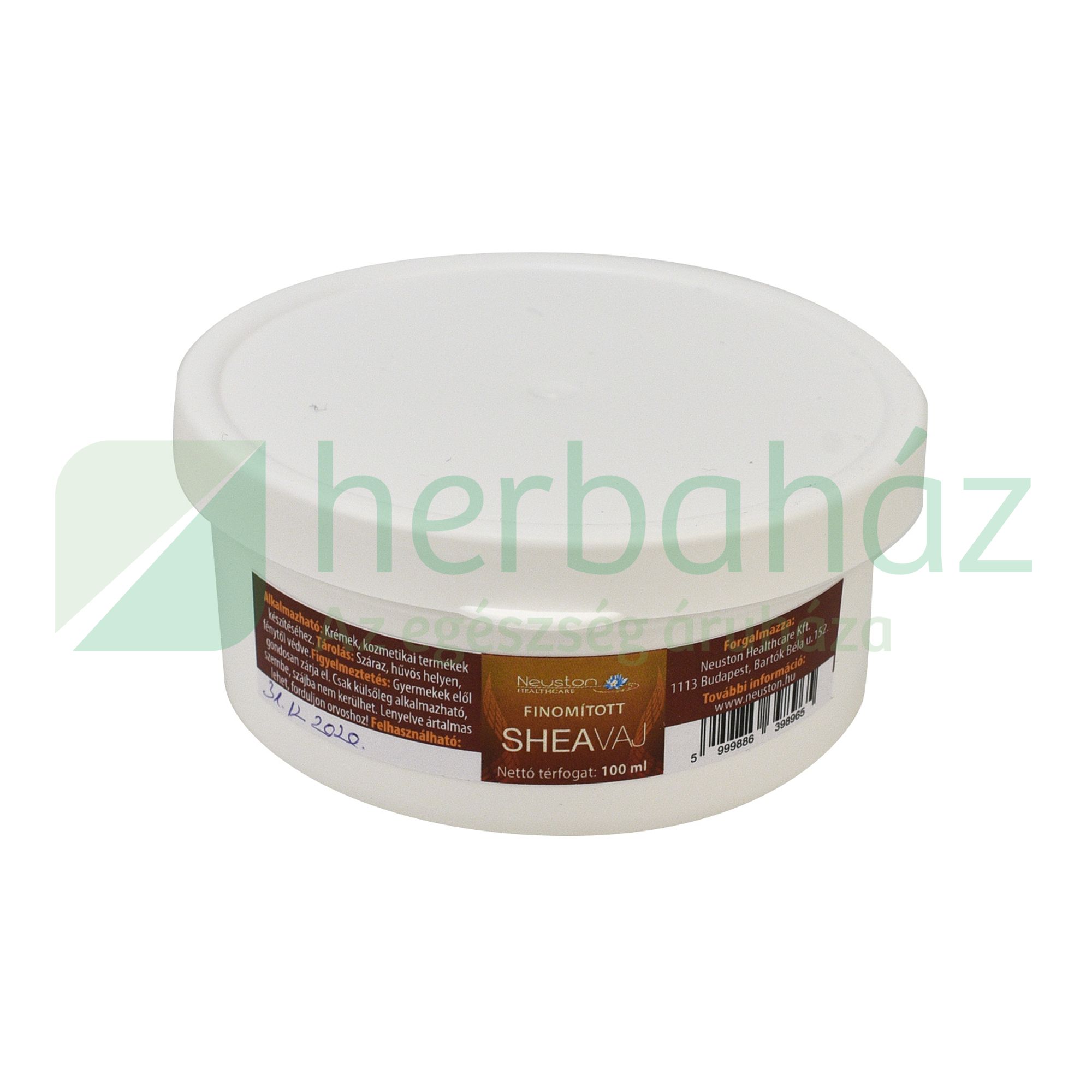 NEUSTON  SHEA VAJ FINOMÍTOTT 100ML