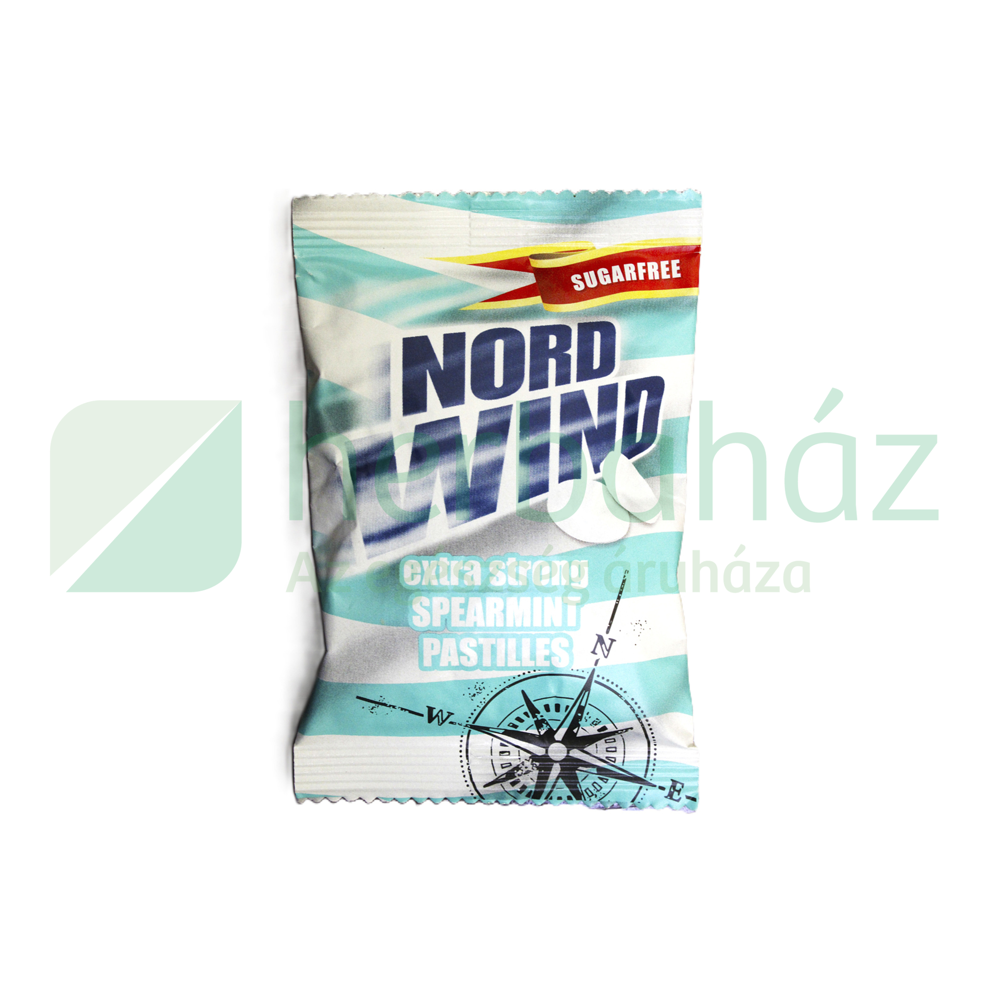 NORDWIND SPEARMINT (FODORMENTA) CUKORMENTES PASZTILLA 25G