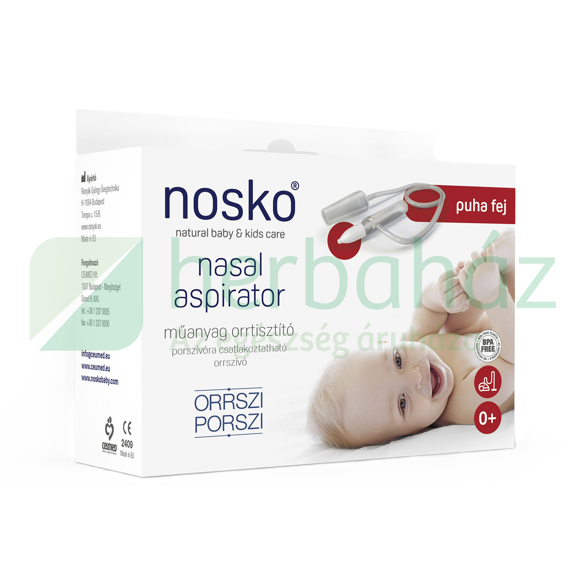 NOSKO ORRSZÍVÓ ORRSZI PORSZI PUHA FEJJEL 1DB
