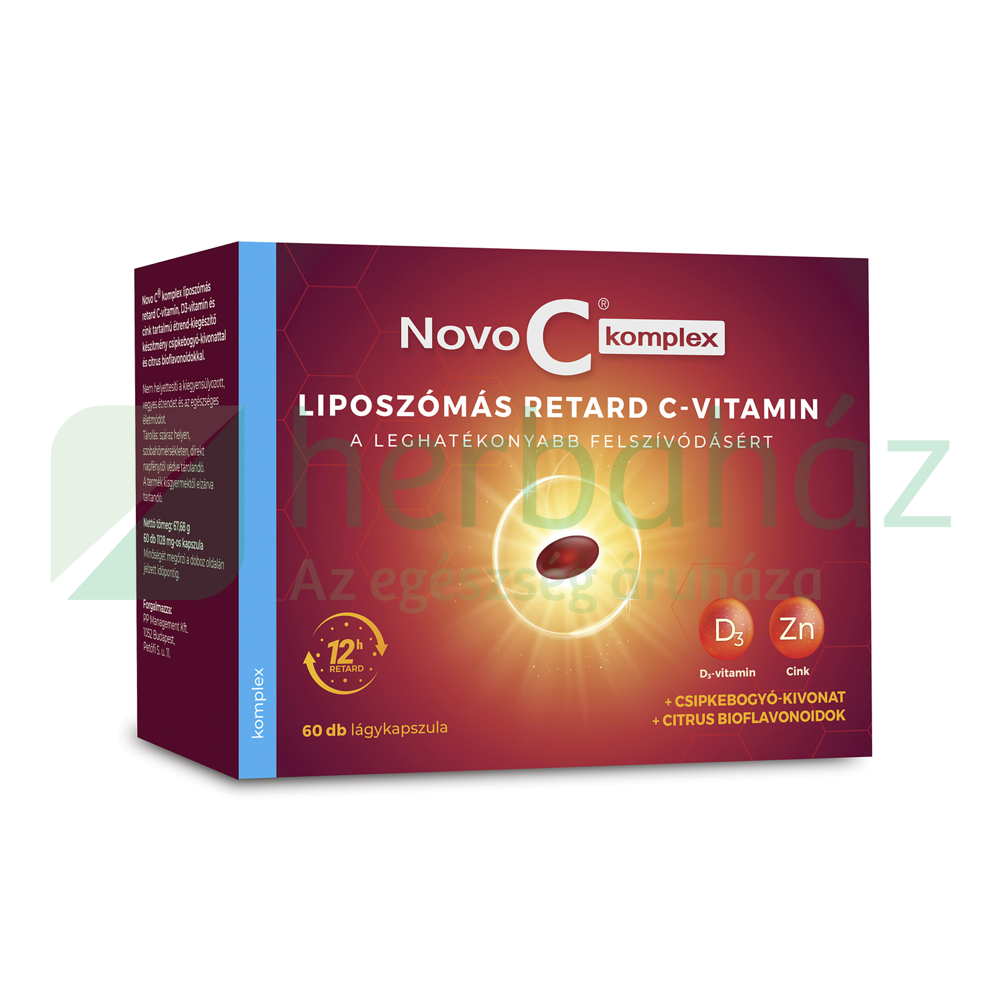 NOVO C KOMPLEX C-VITAMIN D3+CINK 60DB