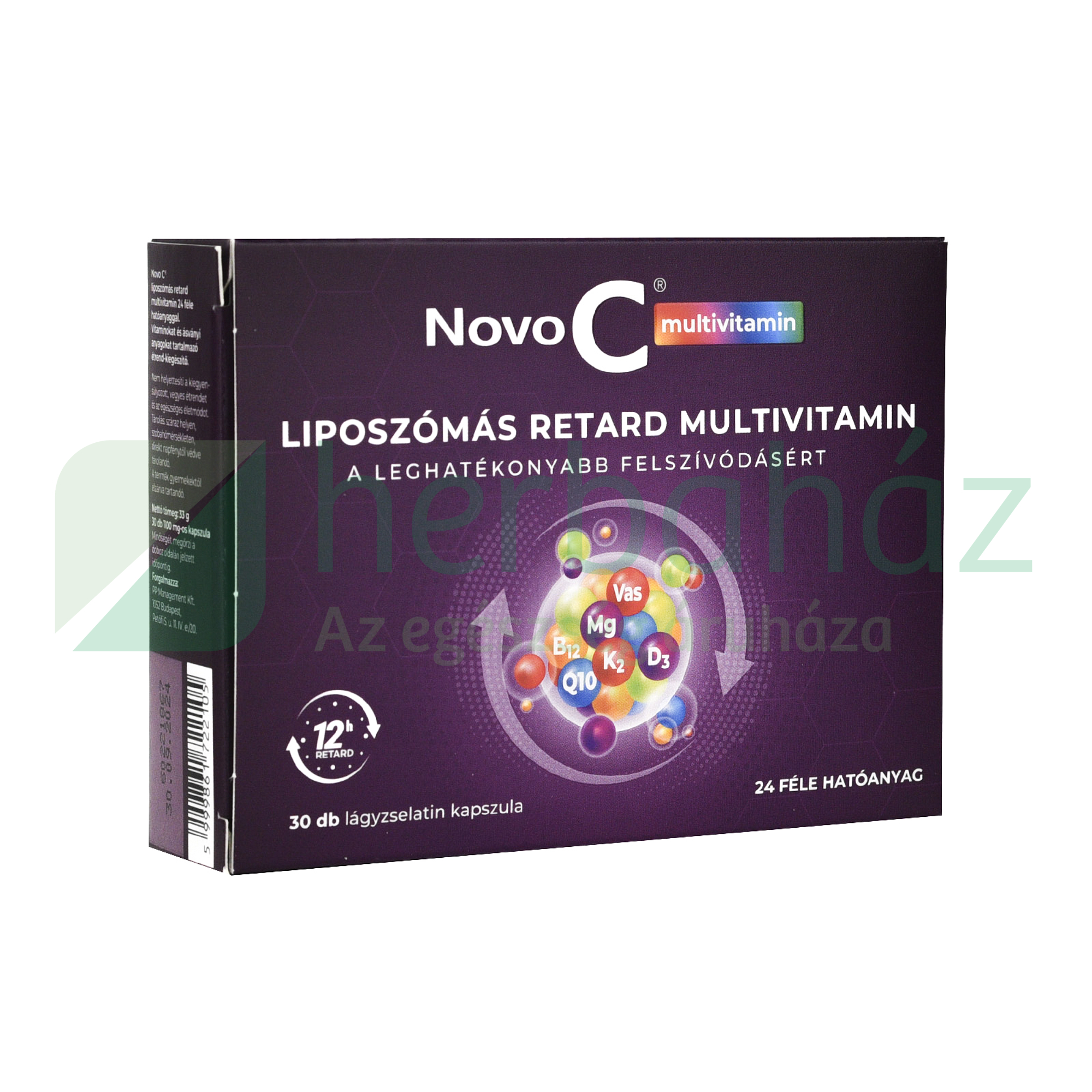 NOVO C LIPOSZÓMÁS RETARD MULTIVITAMIN 30DB