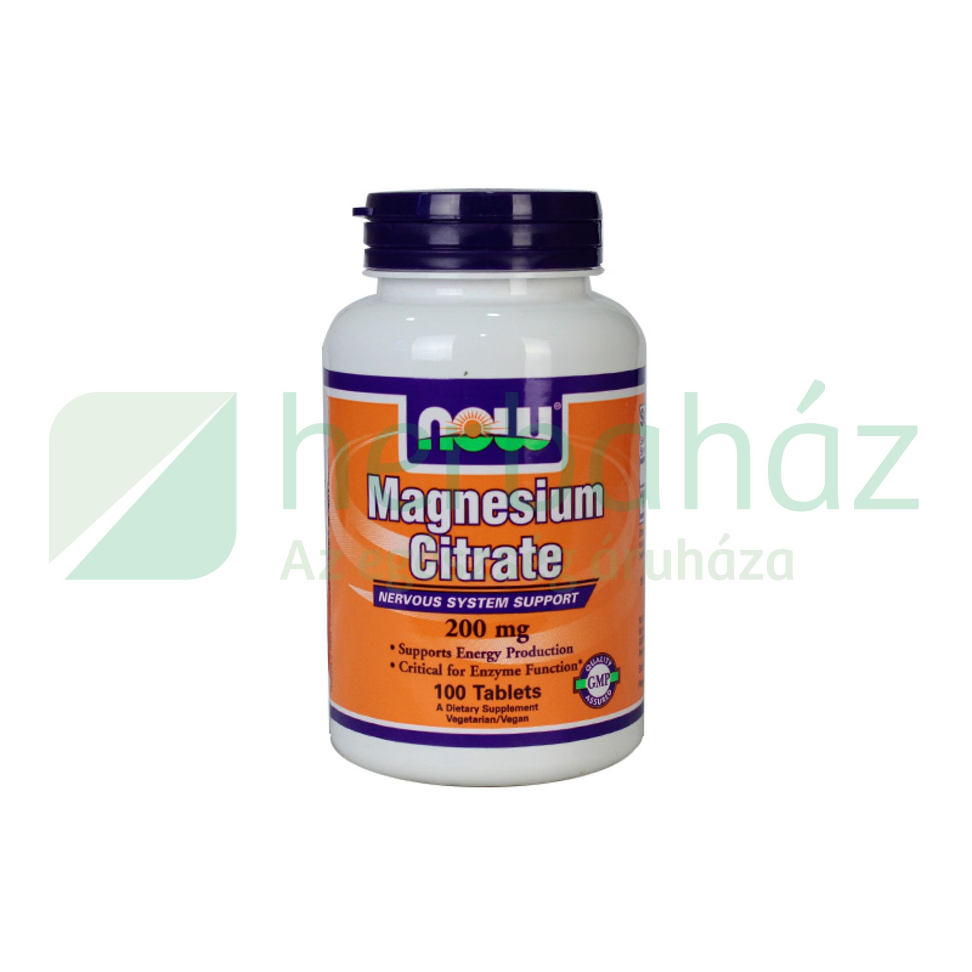 NOW MAGNÉZIUM CITRÁT 200MG TABLETTA 100DB