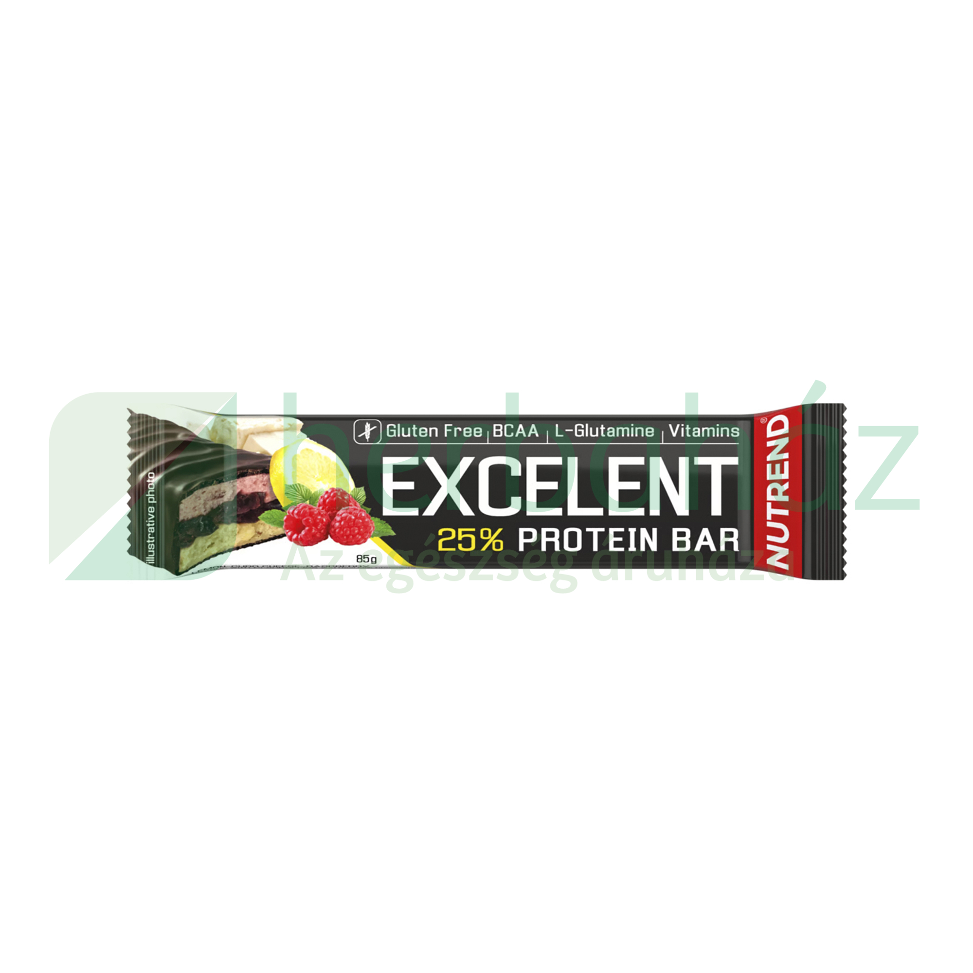 NUTREND EXCELENT FEHÉRJESZELET CITROM-TÚRÓ-MÁLNA-ÁFONYÁVAL TEJCSOKOLÁDÉBAN 85G