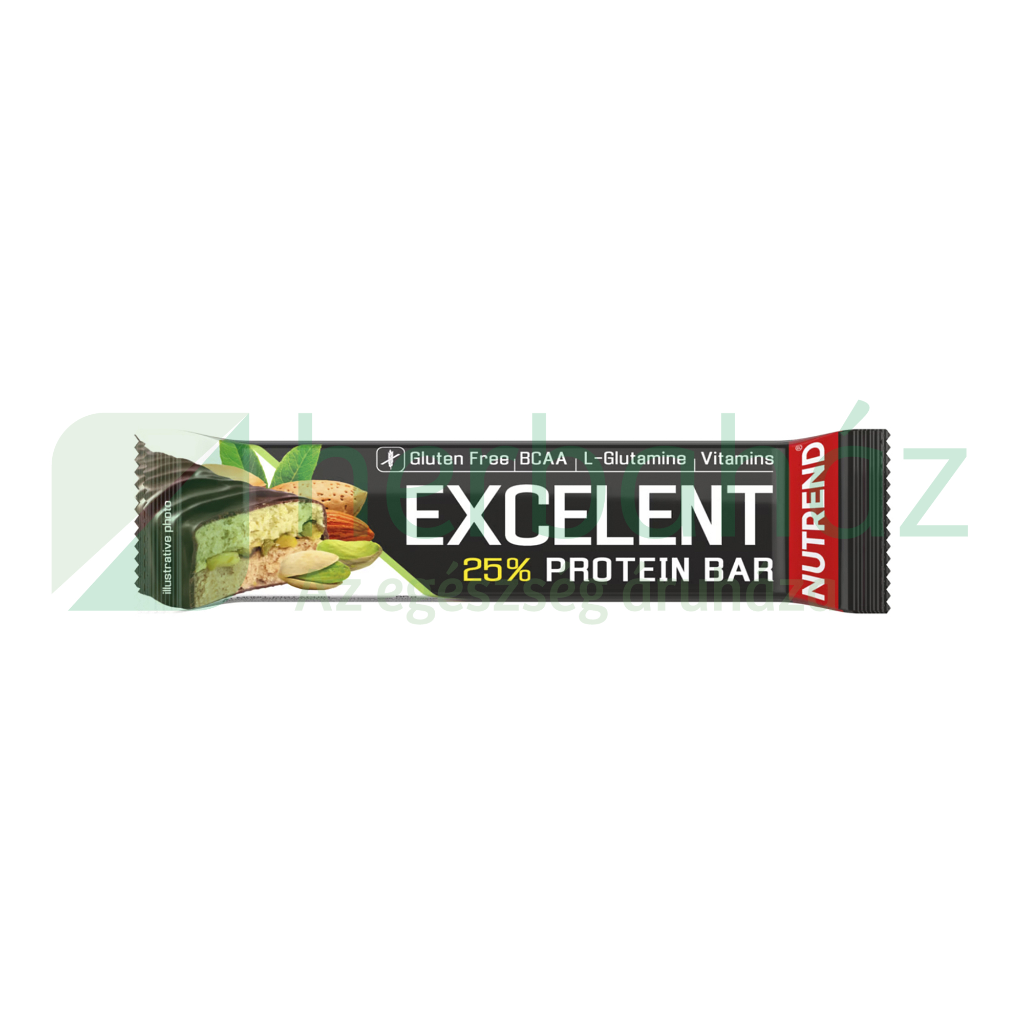 NUTREND EXCELENT FEHÉRJESZELET MANDULA+PISZTÁCIÁVAL TEJCSOKOLÁDÉBAN 85G