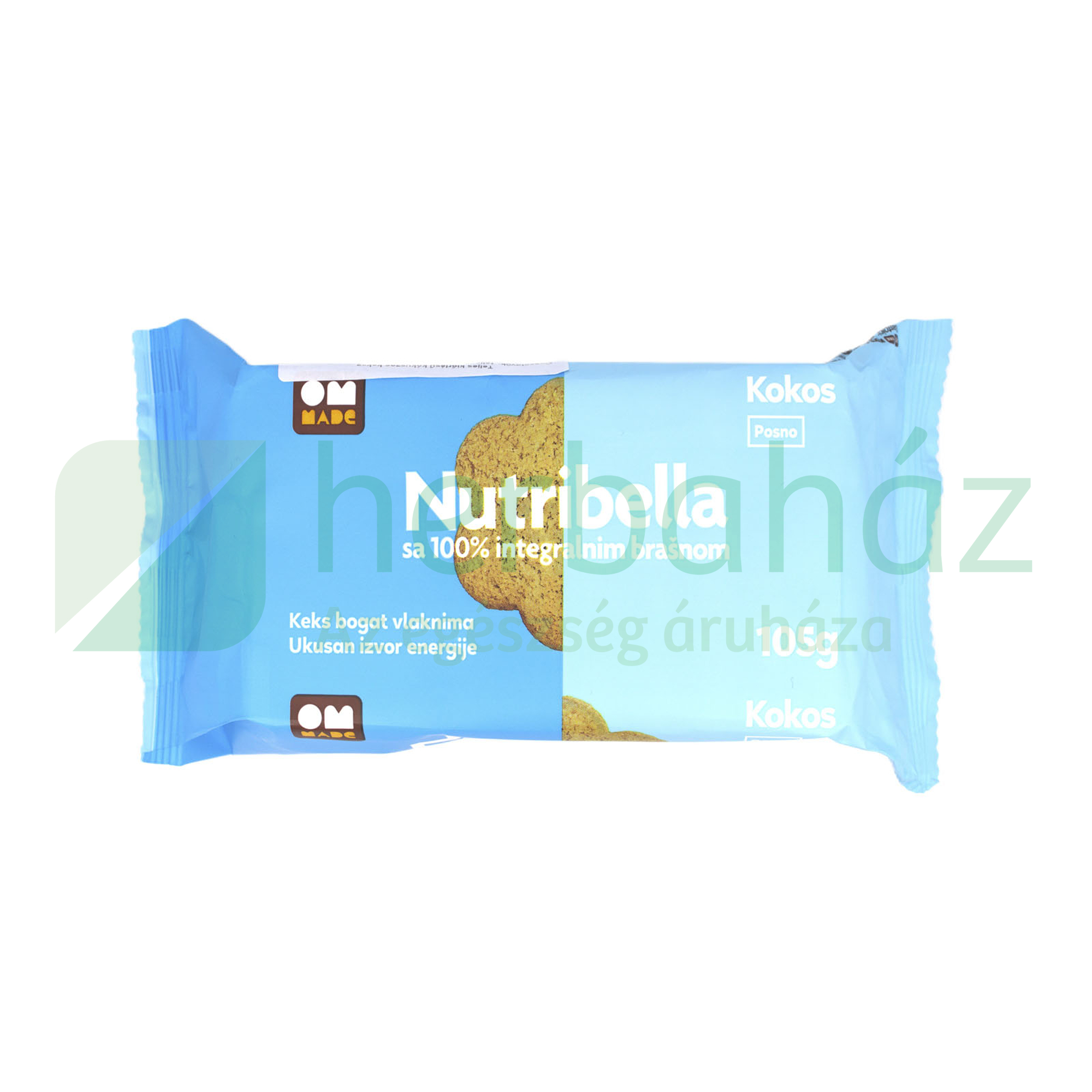 NUTRIBELLA KÓKUSZOS KEKSZ FRUKTÓZZAL 105G