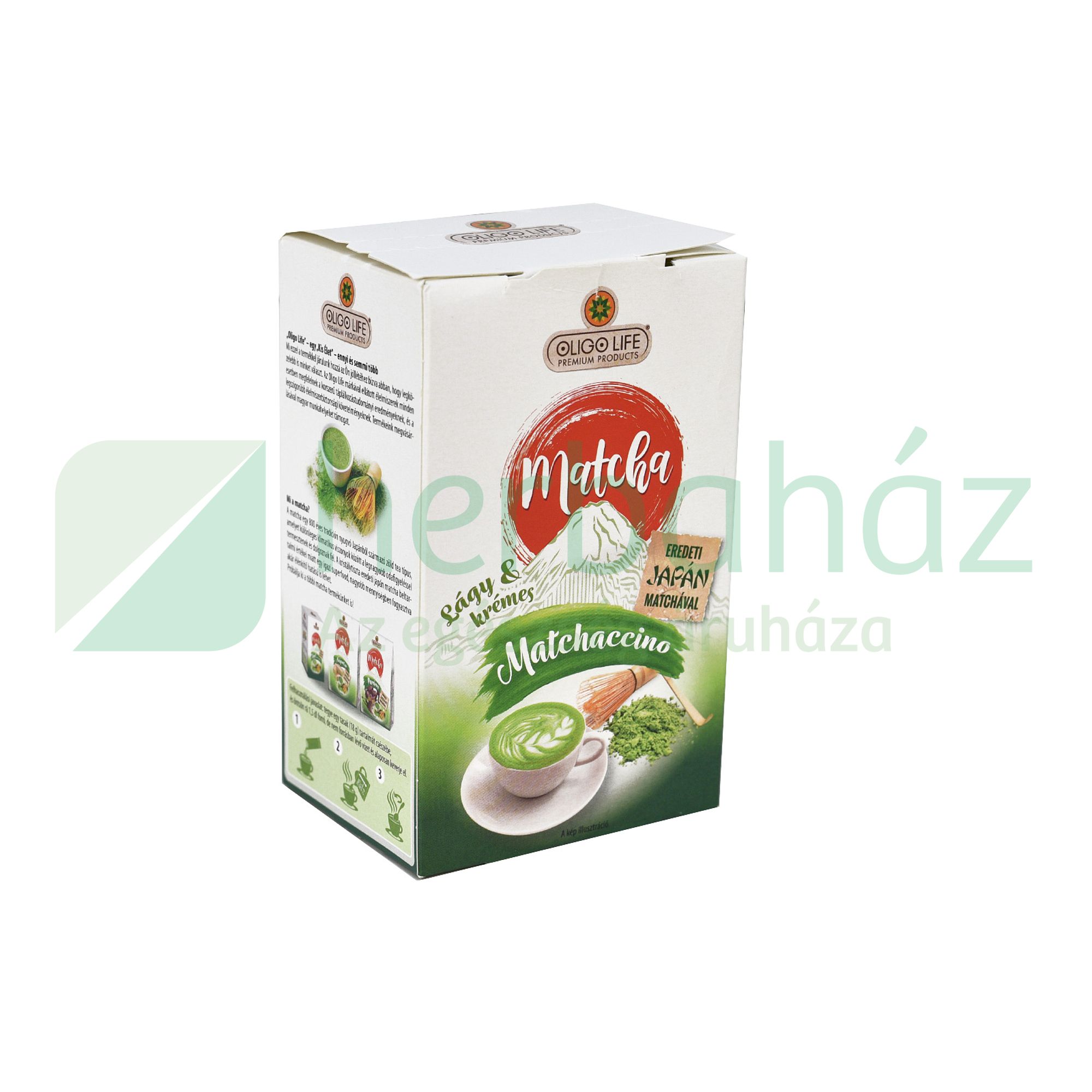 NYÍRFACUKOR OLIGO LIFE MATCHACCINO ZÖLD TEA SPECIALITÁS 6DB