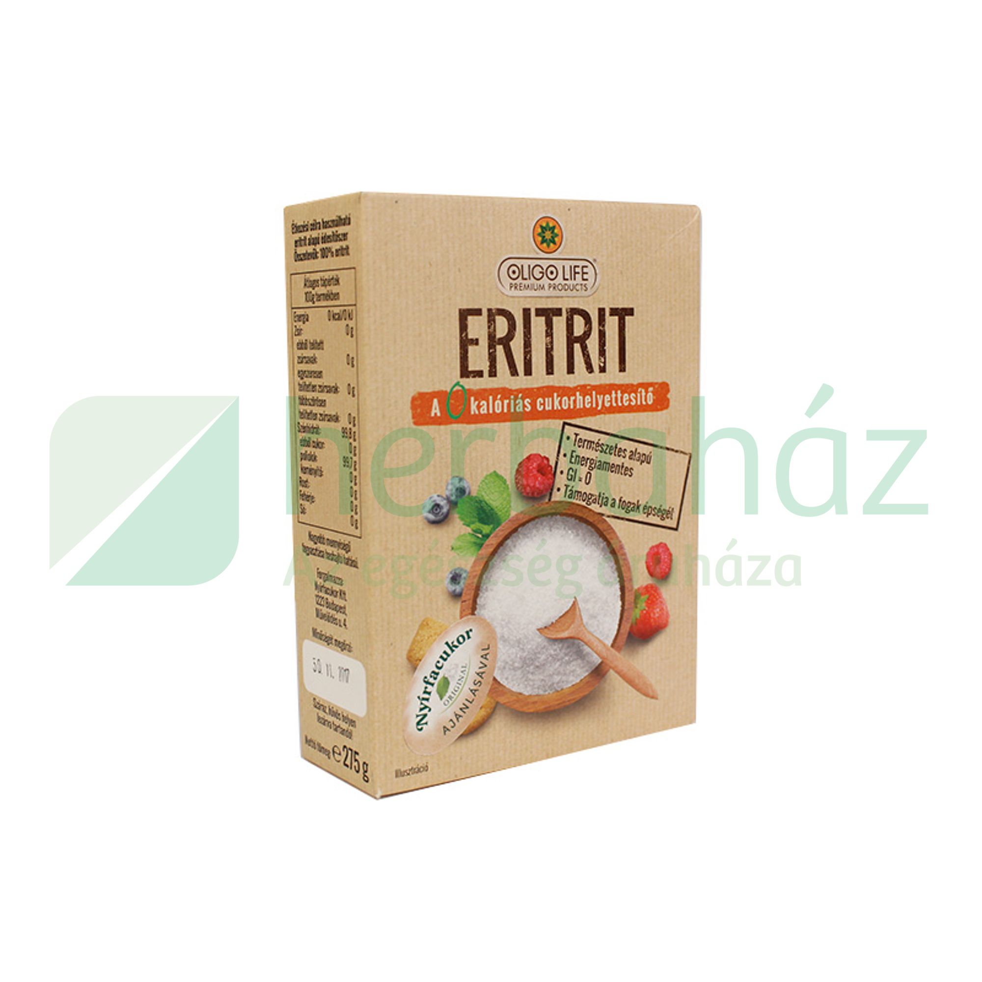 NYÍRFACUKOR OLIGO LIFE ERITRIT 275G