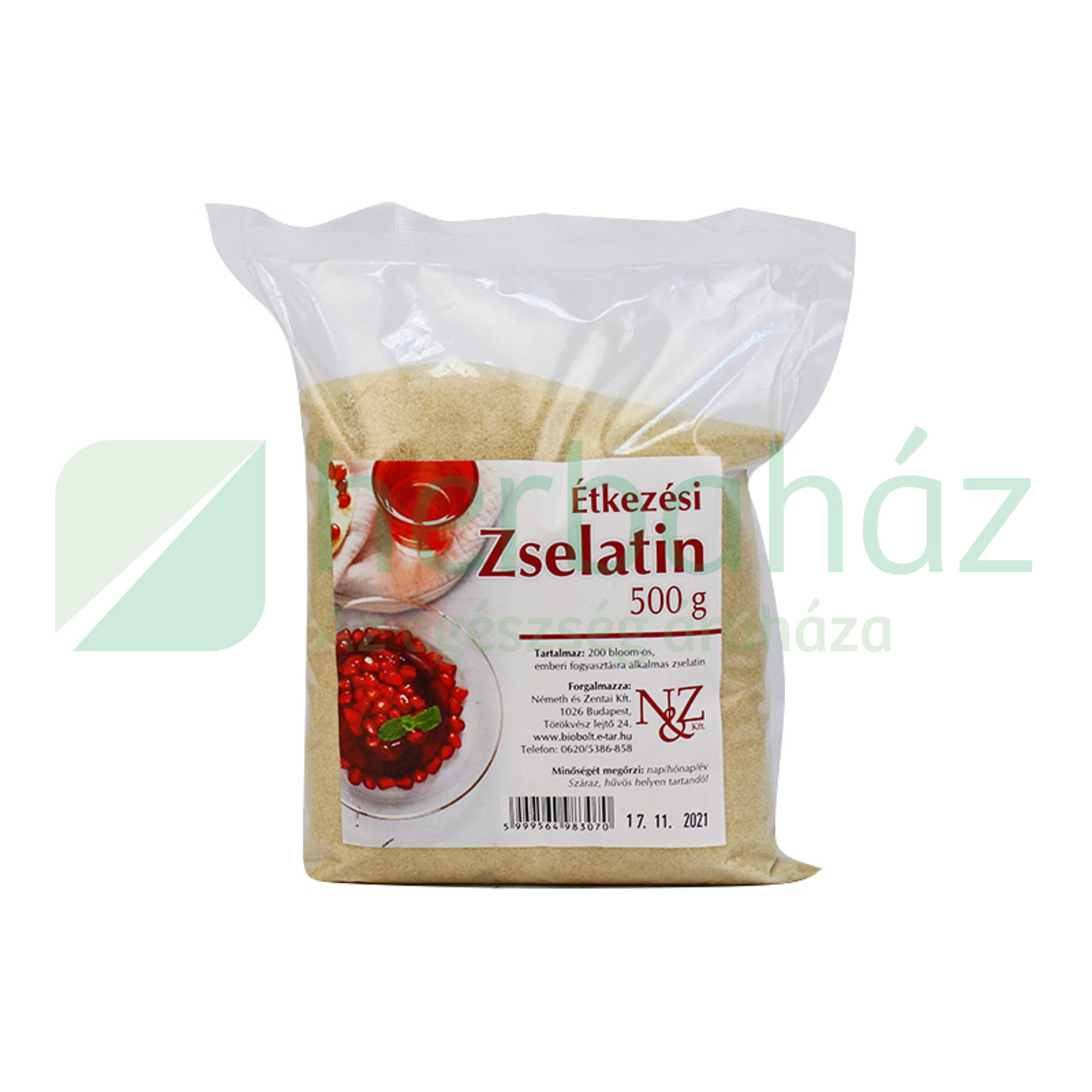 N&Z ÉTKEZÉSI ZSELATIN 200 BLOOM 500G