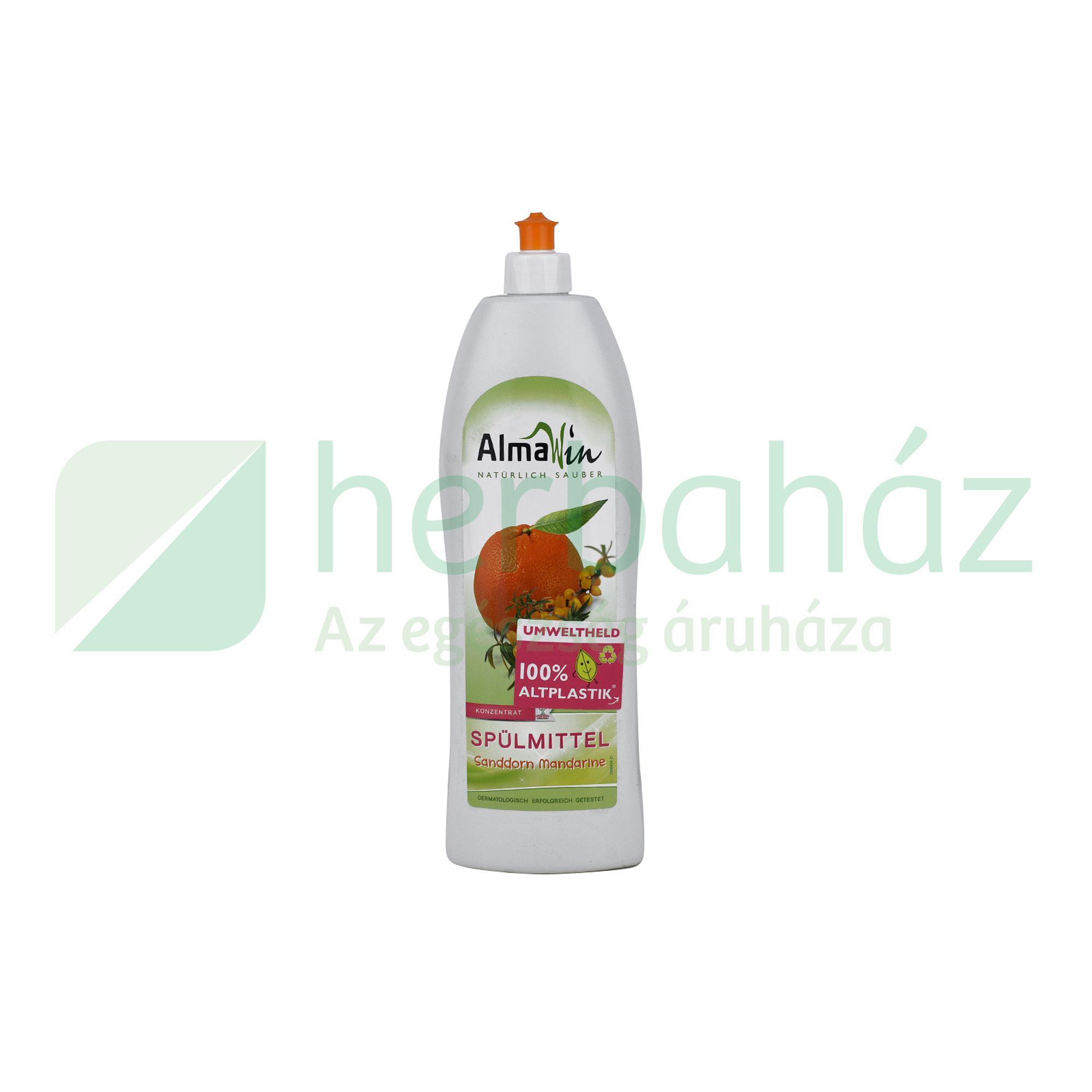 ALMAWIN ÖKO KÉZI MOSÓGATÓSZER  HOMOKTÖVIS+MANDARIN KONCENTRÁTUM 1000ML