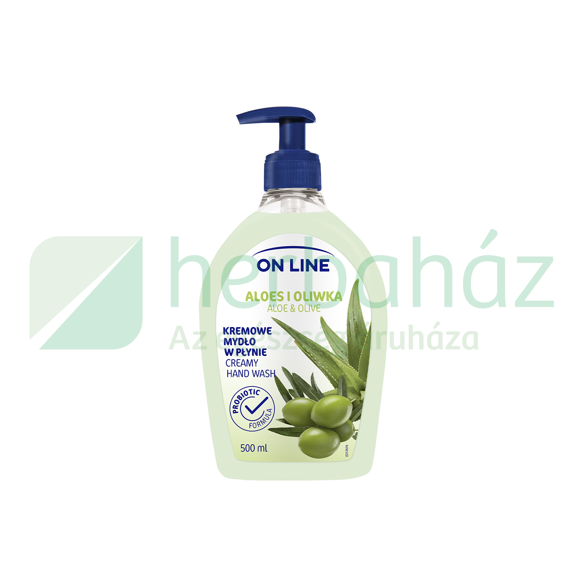 ON LINE FOLYÉKONY KRÉMSZAPPAN ALOE VERA & OLÍVA 500ML