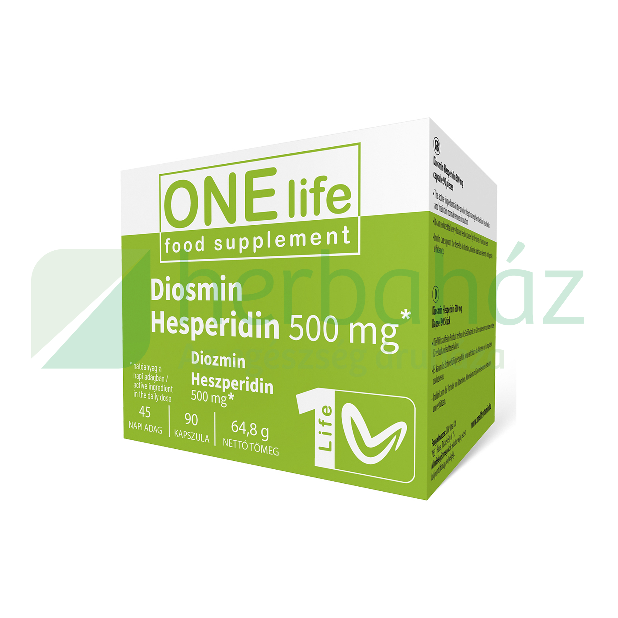 ONE LIFE DIOSMIN-HESPERIDIN KAPSZULA 90DB