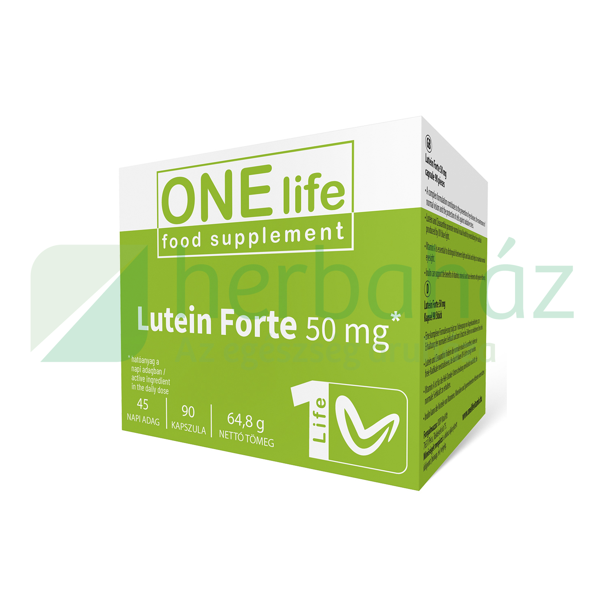 ONE LIFE LUTEIN FORTE 50MG KAPSZULA 90DB