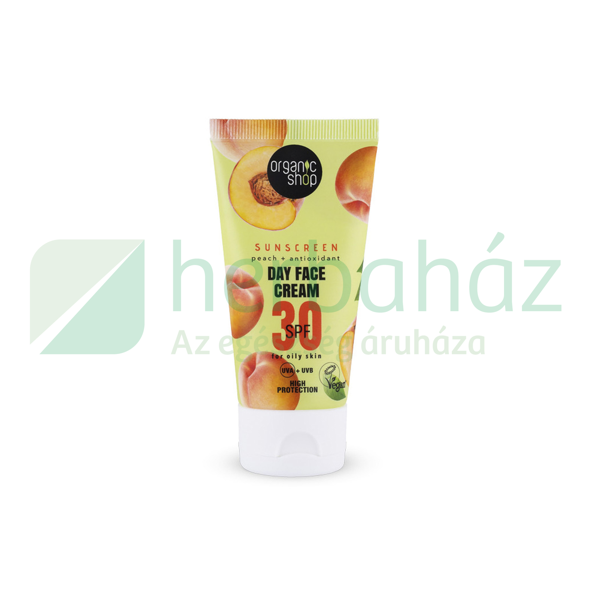 ORGANIC SHOP FÉNYVÉDŐ NAPPALI ARCKRÉM ŐSZIBARACKKAL ÉS ANTIOXIDÁNSOKKAL SPF30 50ML