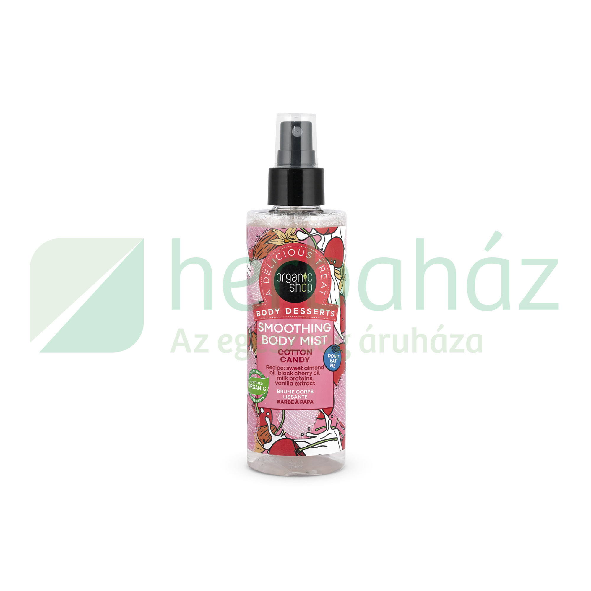 ORGANIC SHOP VATTACUKOR ILLATÚ TESTPERMET 200ML