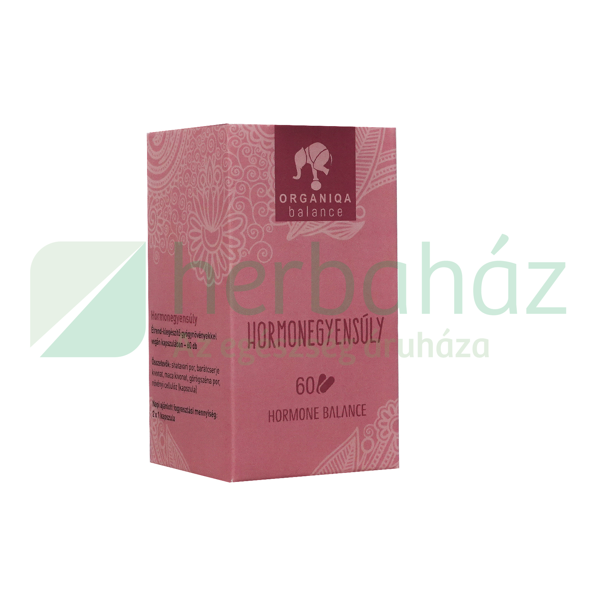 ORGANIQA BALANCE HORMONEGYENSÚLY KAPSZULA 60DB
