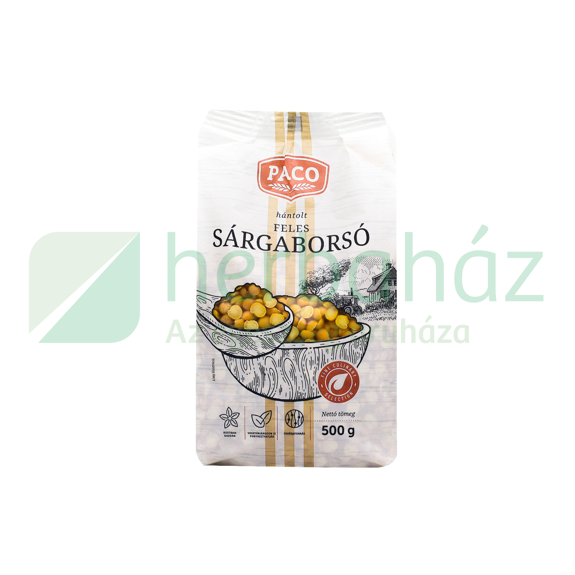 PACO SÁRGABORSÓ HÁNTOLT, FELES 500G