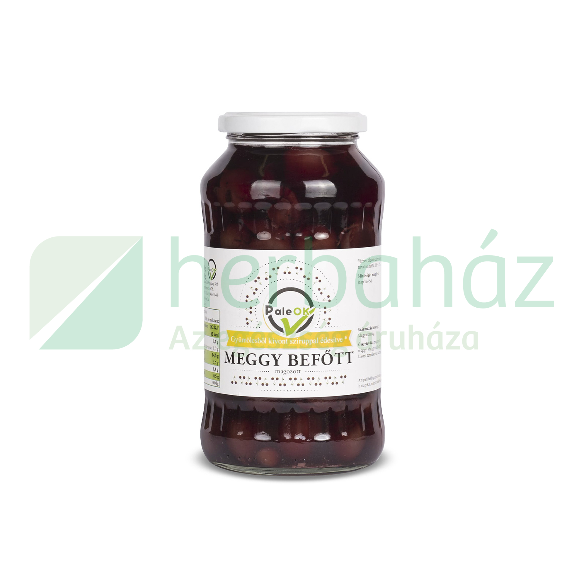 PALEOK MAGOZOTT MEGGY BEFŐTT 680G