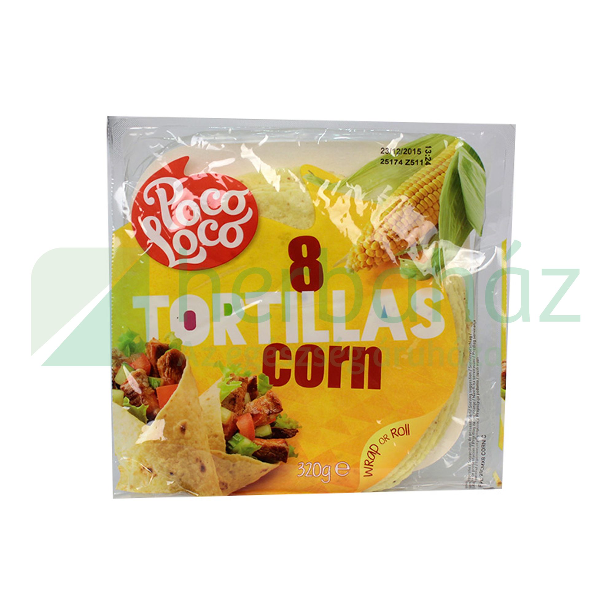 POCO LOCO LÁGY TORTILLA KUKORICÁS 320G