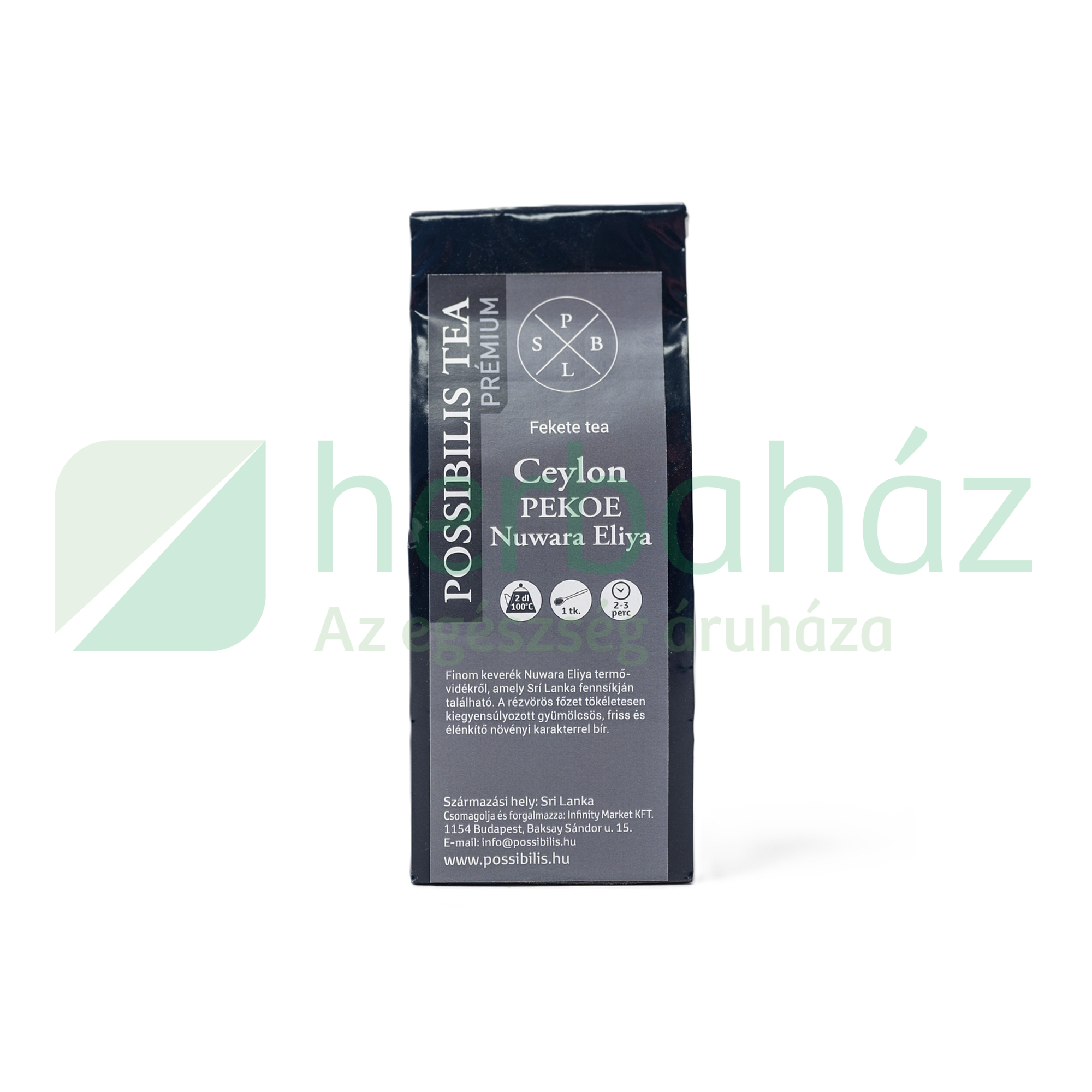 POSSIBILIS FEKETE TEA CEYLON PEKOE NUWARA ELIYA 75G