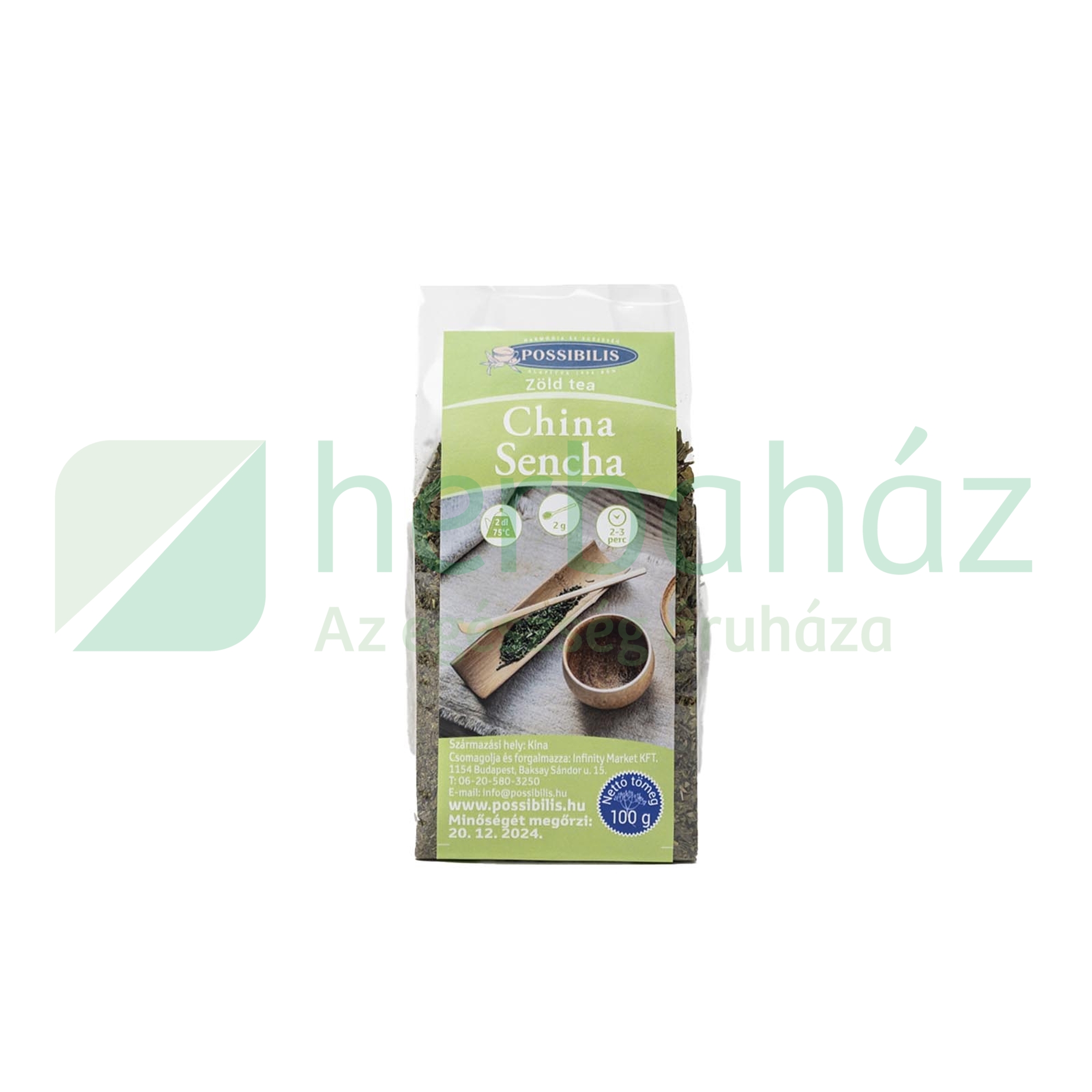 POSSIBILIS TEA CHINA SENCHA ZÖLD TEA 100G