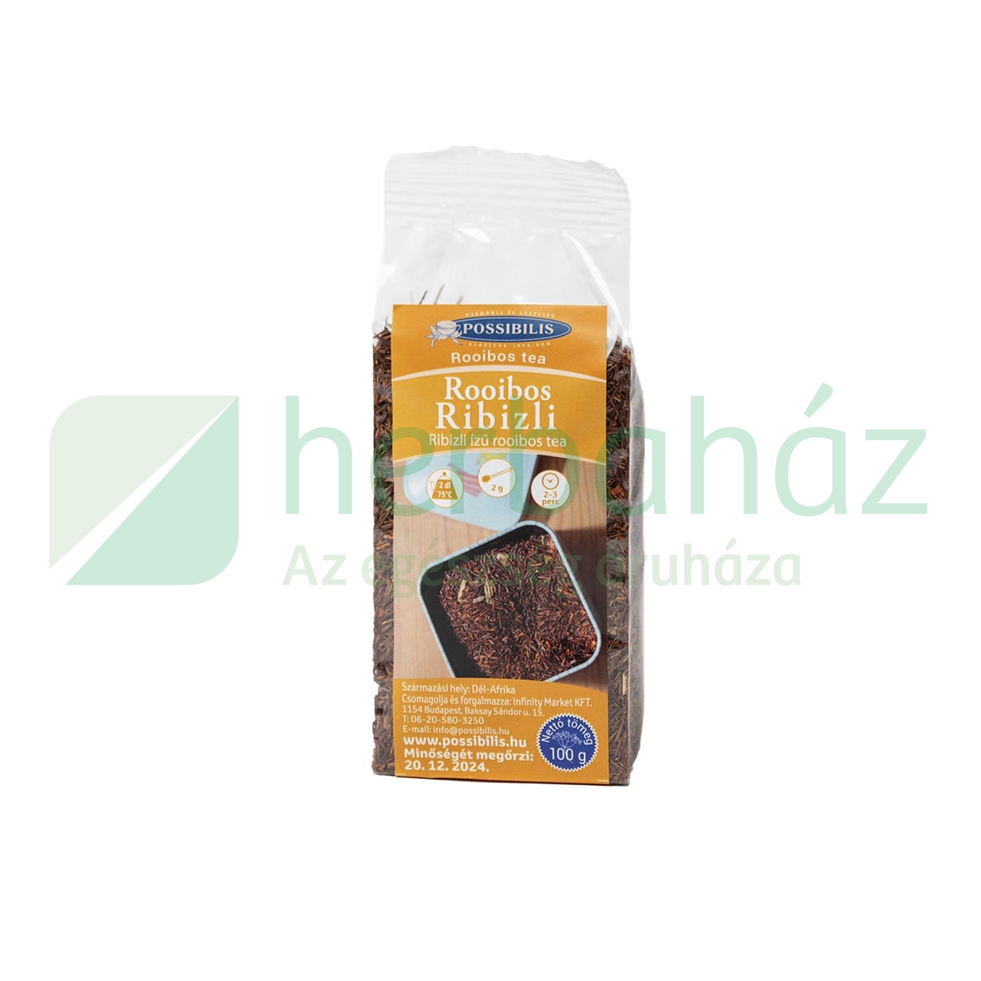 POSSIBILIS TEA ROOI-RIBIZLI 100G