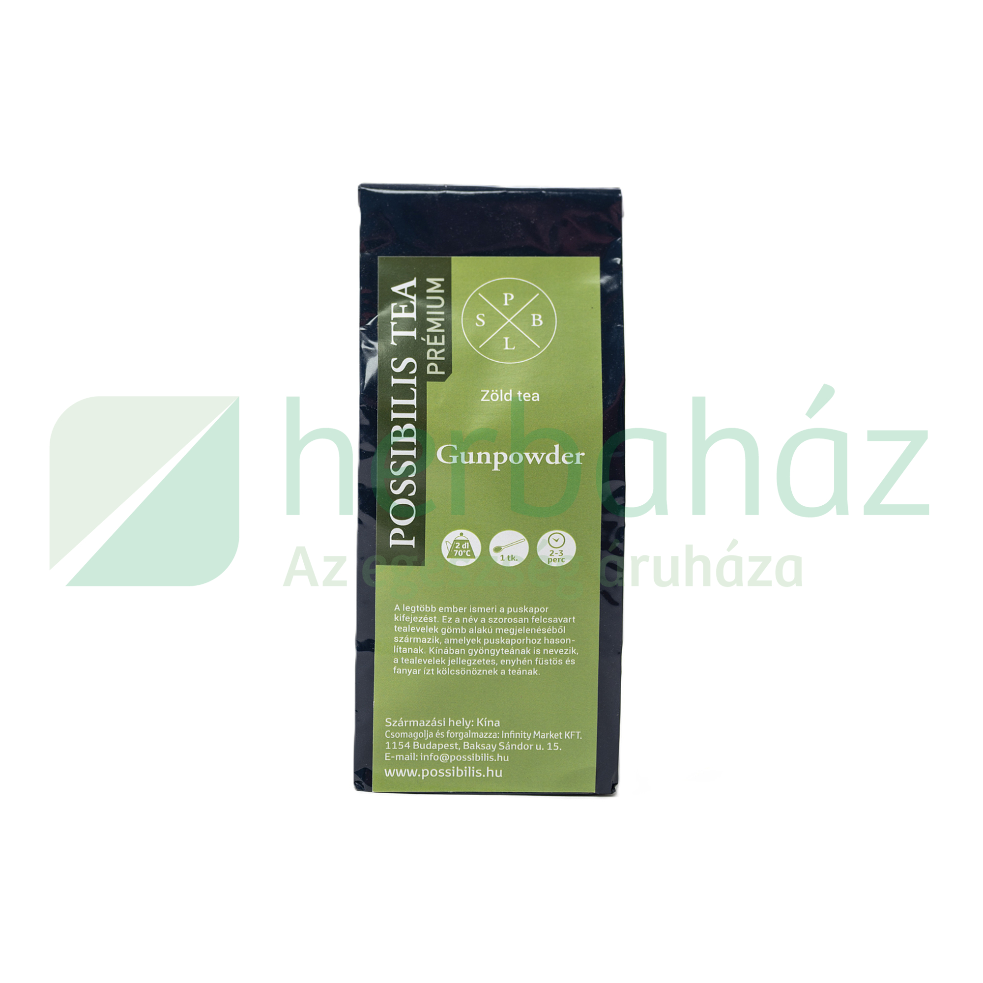POSSIBILIS ZÖLD TEA CHINA GUNPOWDER 75G