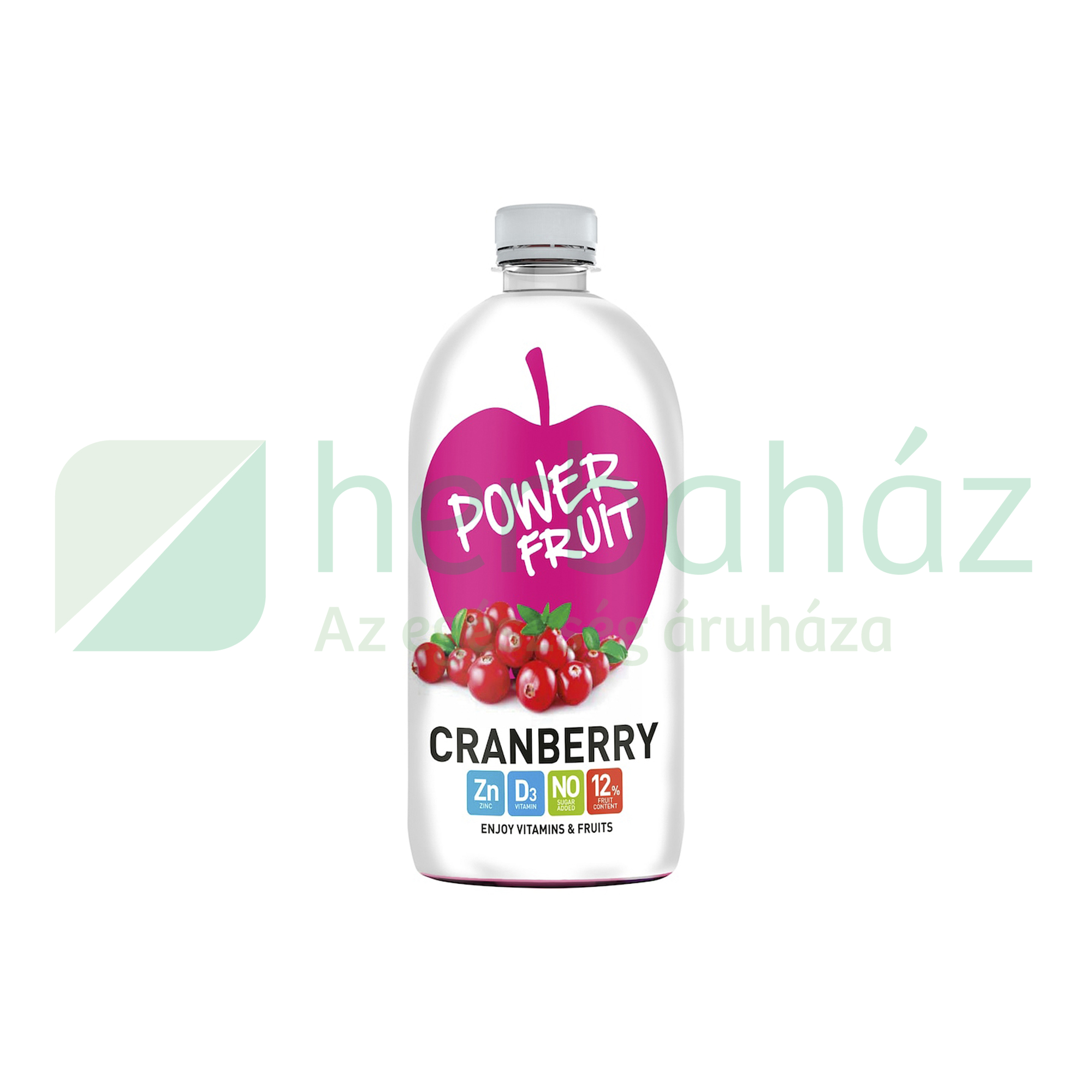 POWER FRUIT ITAL VÖRÖSÁFONYA ÉDESÍTŐSZEREKKEL 750ML DRS+50FT BETÉTDÍJ