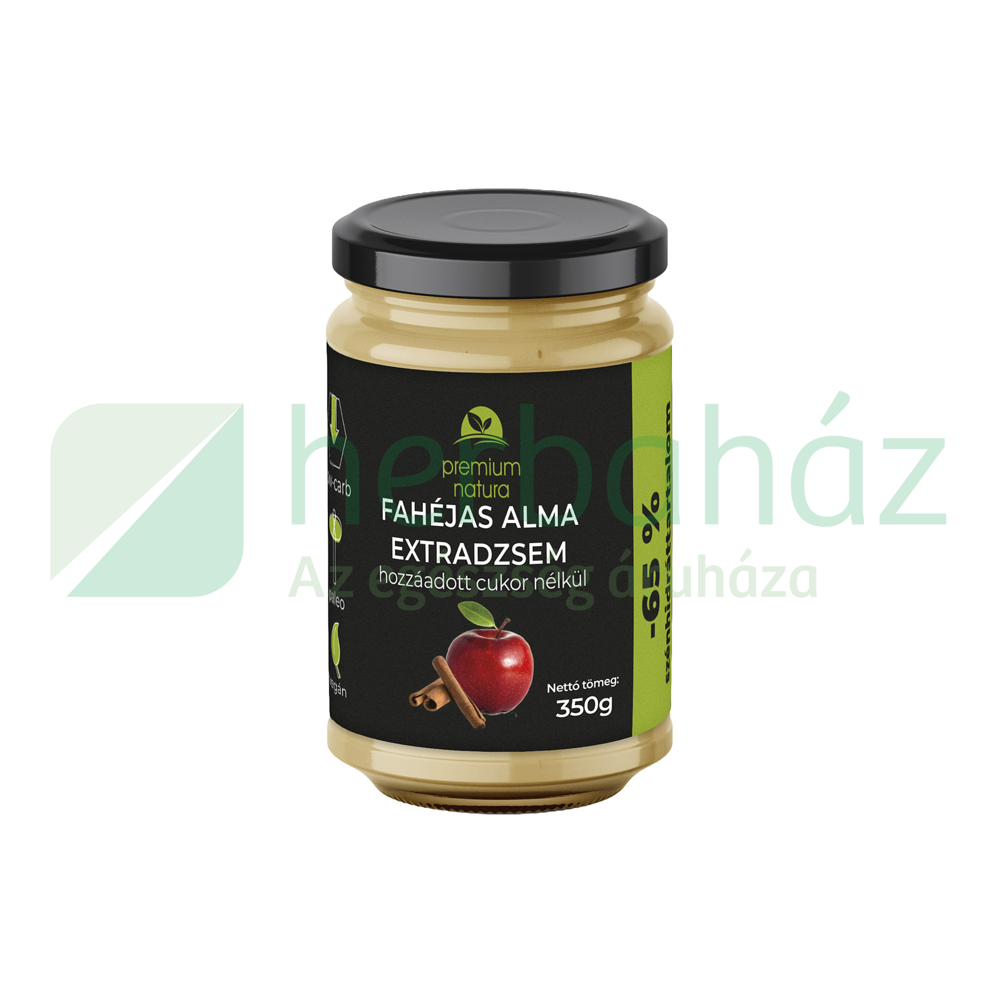 PREMIUM NATURA LOW-CARB FAHÉJAS ALMA EXTRA DZSEM 350G
