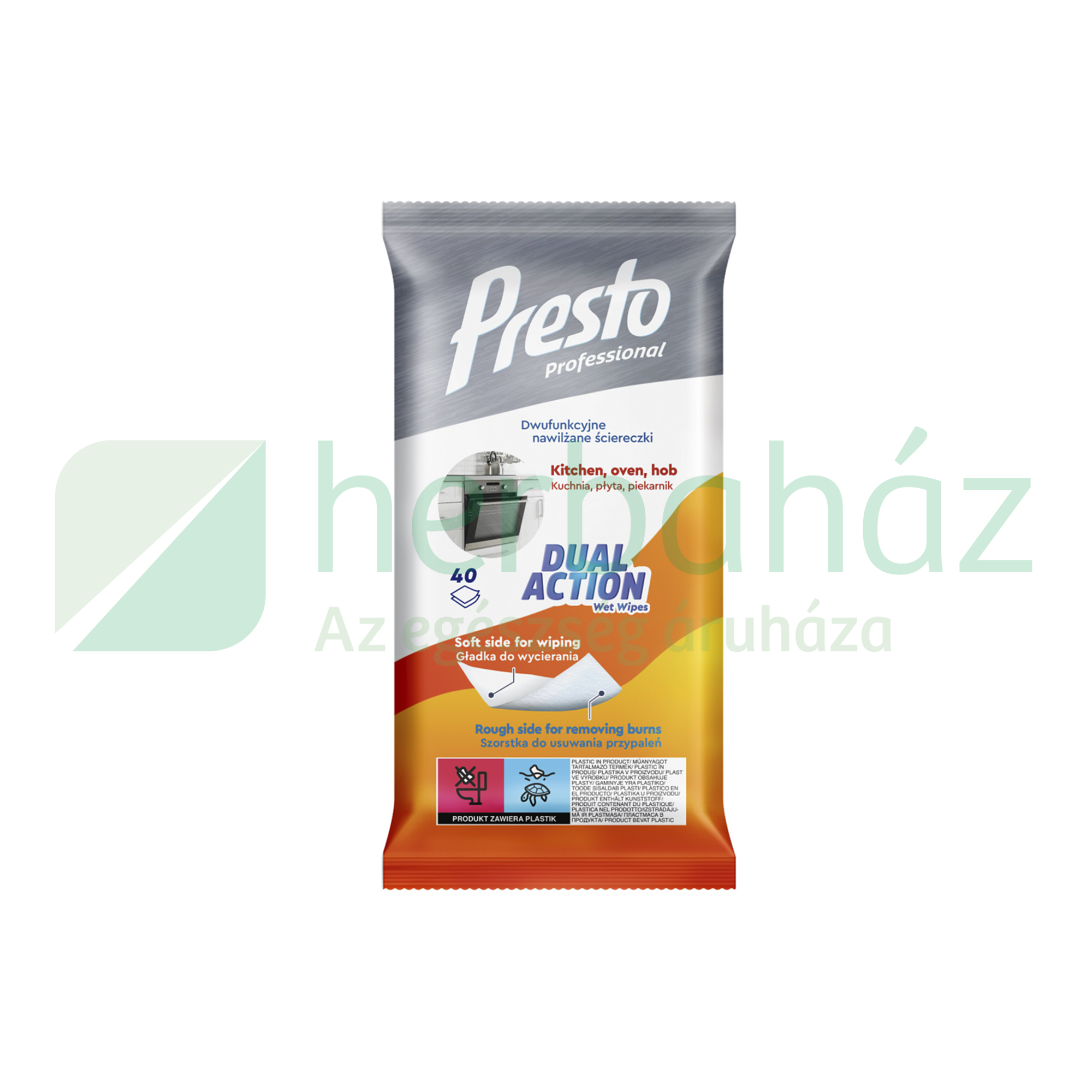 PRESTO DUAL ACTION KONYHAI TÖRLŐKENDŐ 40DB