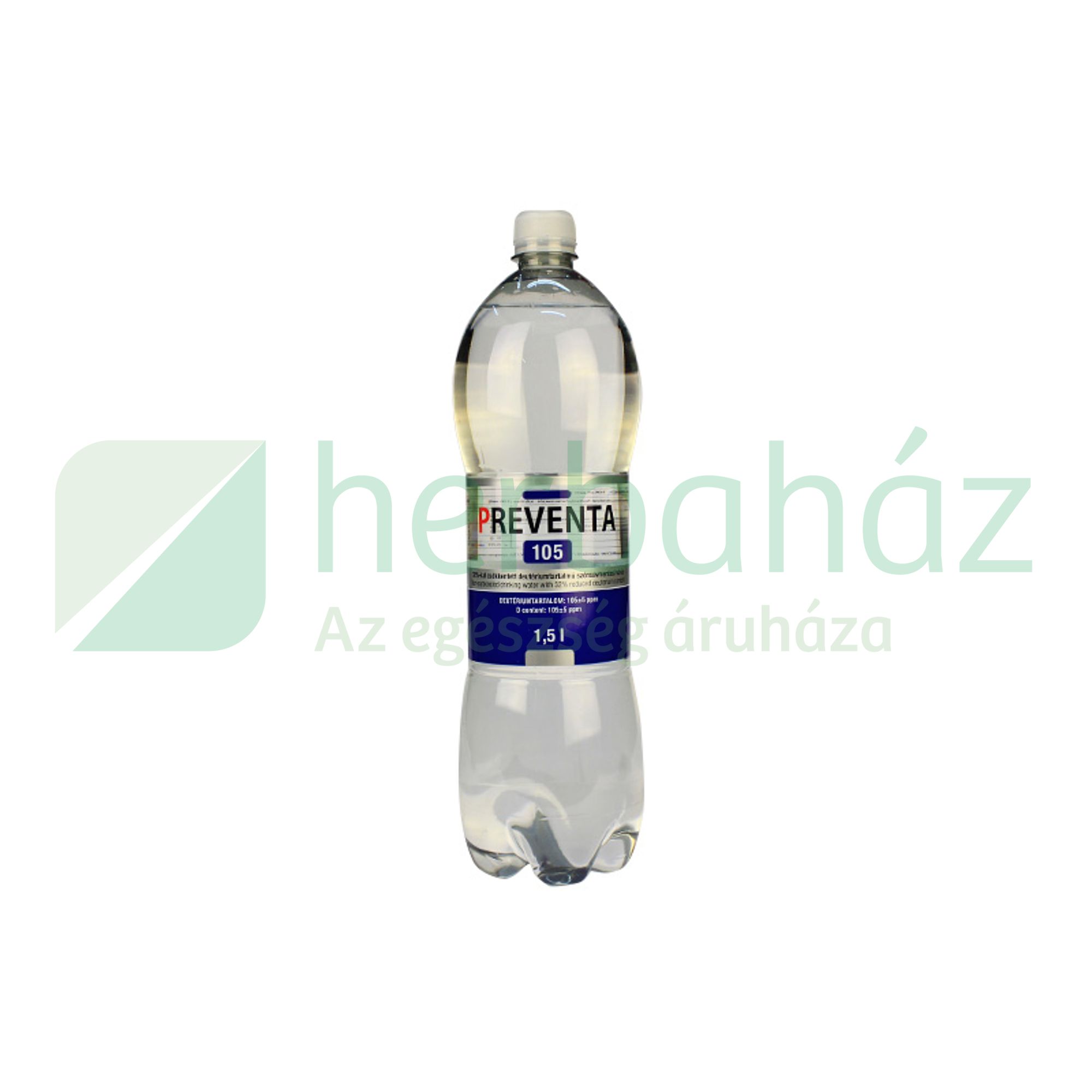 PREVENTA 105 32%-AL CSÖKKENTETT DEUTÉRIUM TARTALMÚ SZÉNSAVMENTES IVÓVÍZ 1500ML