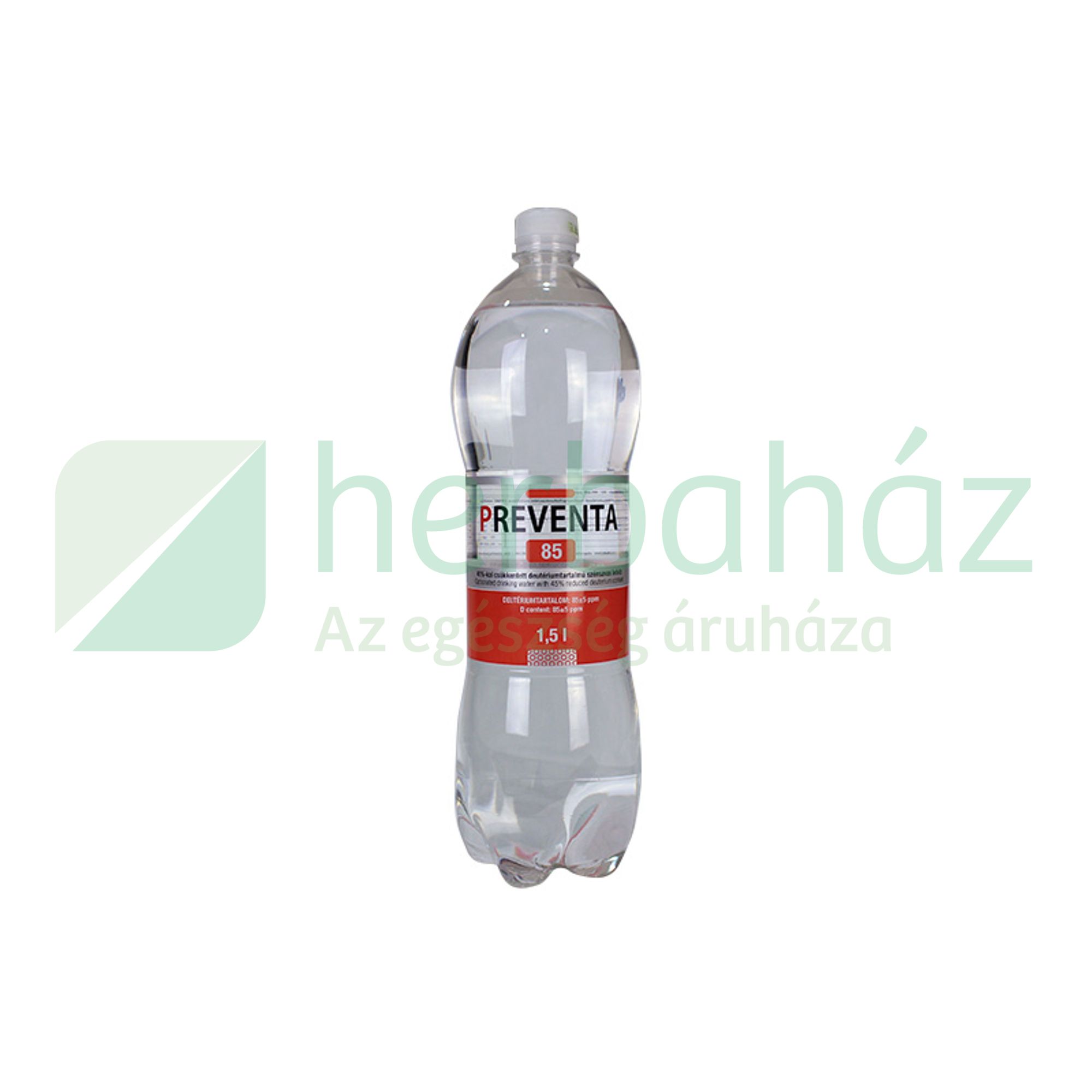 PREVENTA 85 CSÖKKENTETT DEUTÉRIUM TARTALMÚ SZÉNSAVAS IVÓVÍZ 1500ML