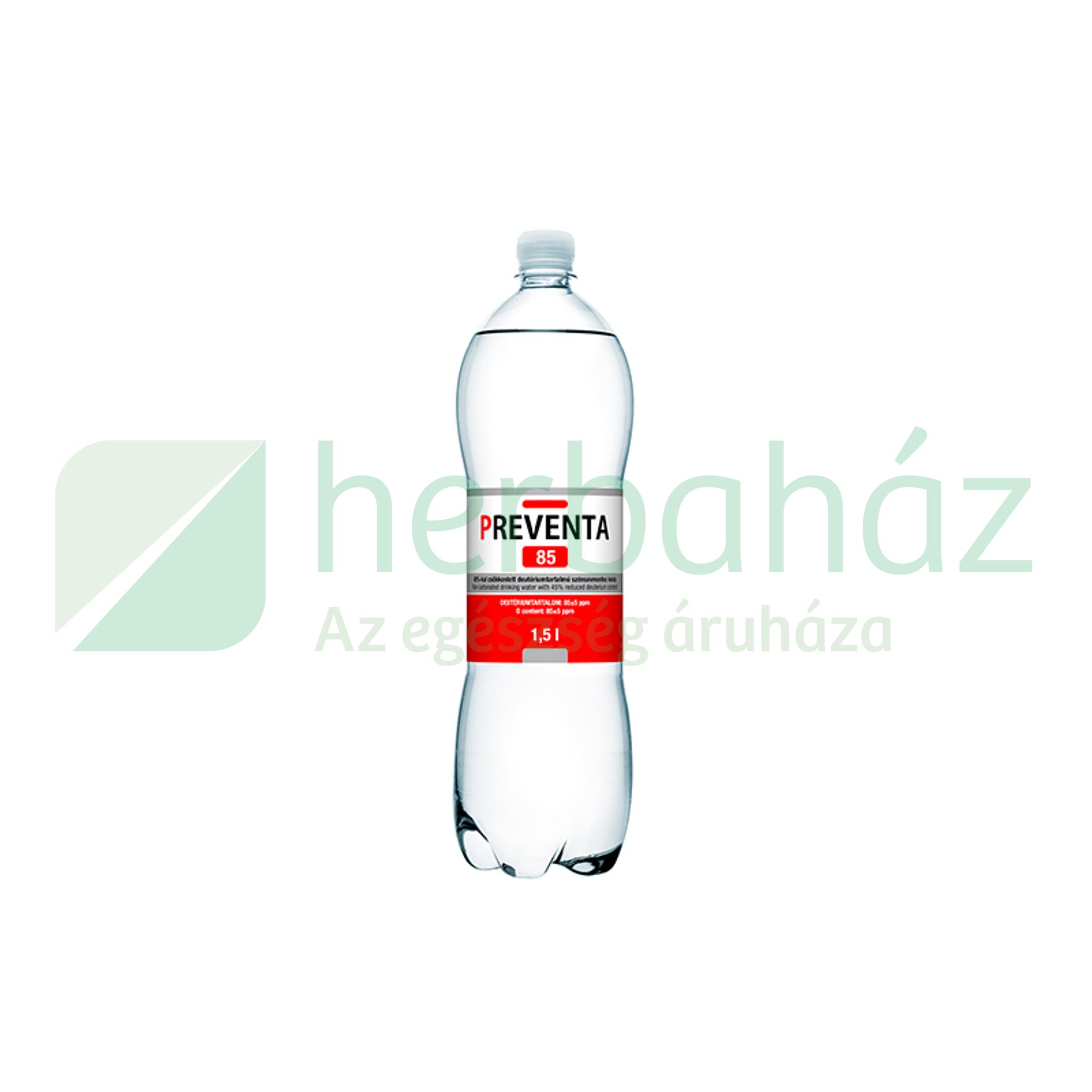 PREVENTA 85 CSÖKKENTETT DEUTÉRIUMTARTALMÚ IVÓVÍZ SZÉNSAVMENTES 1500ML