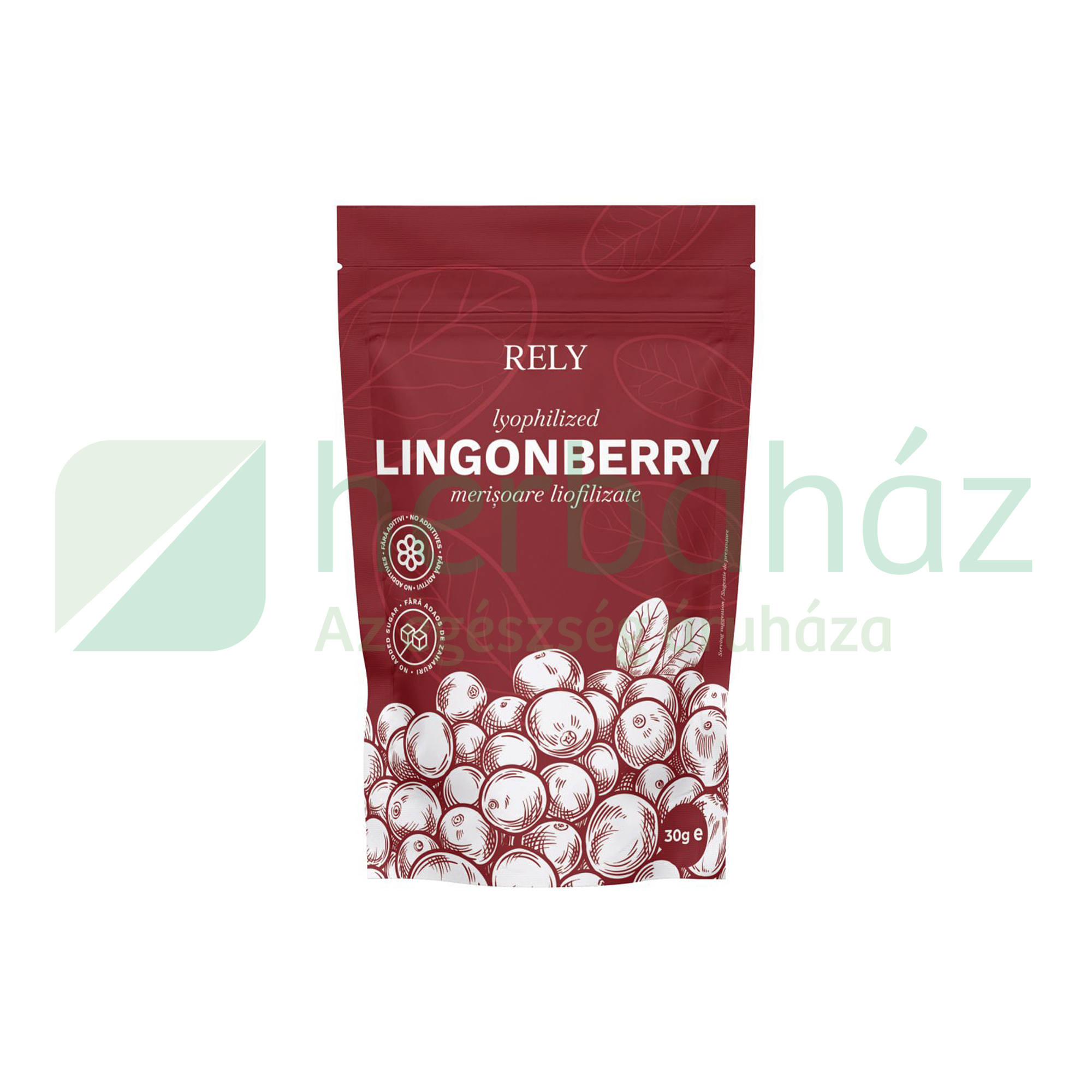 RELY LIOFILIZÁLT VÖRÖS ÁFONYA 30G