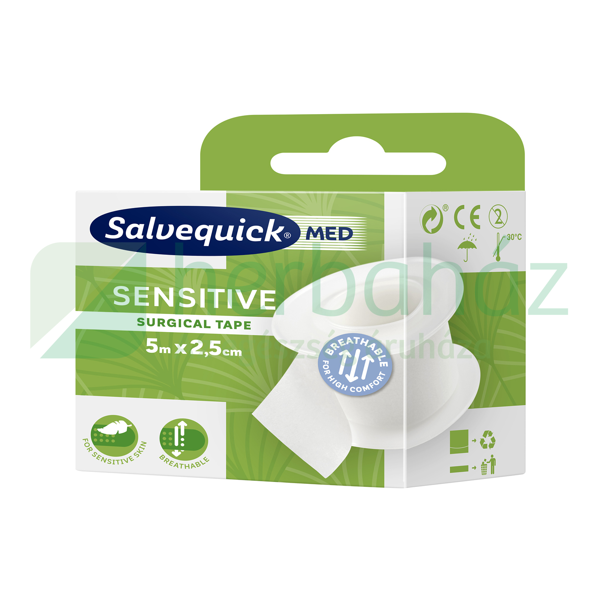 SALVEQUICK SENSITIVE RAGTAPASZ 5X2,5CM