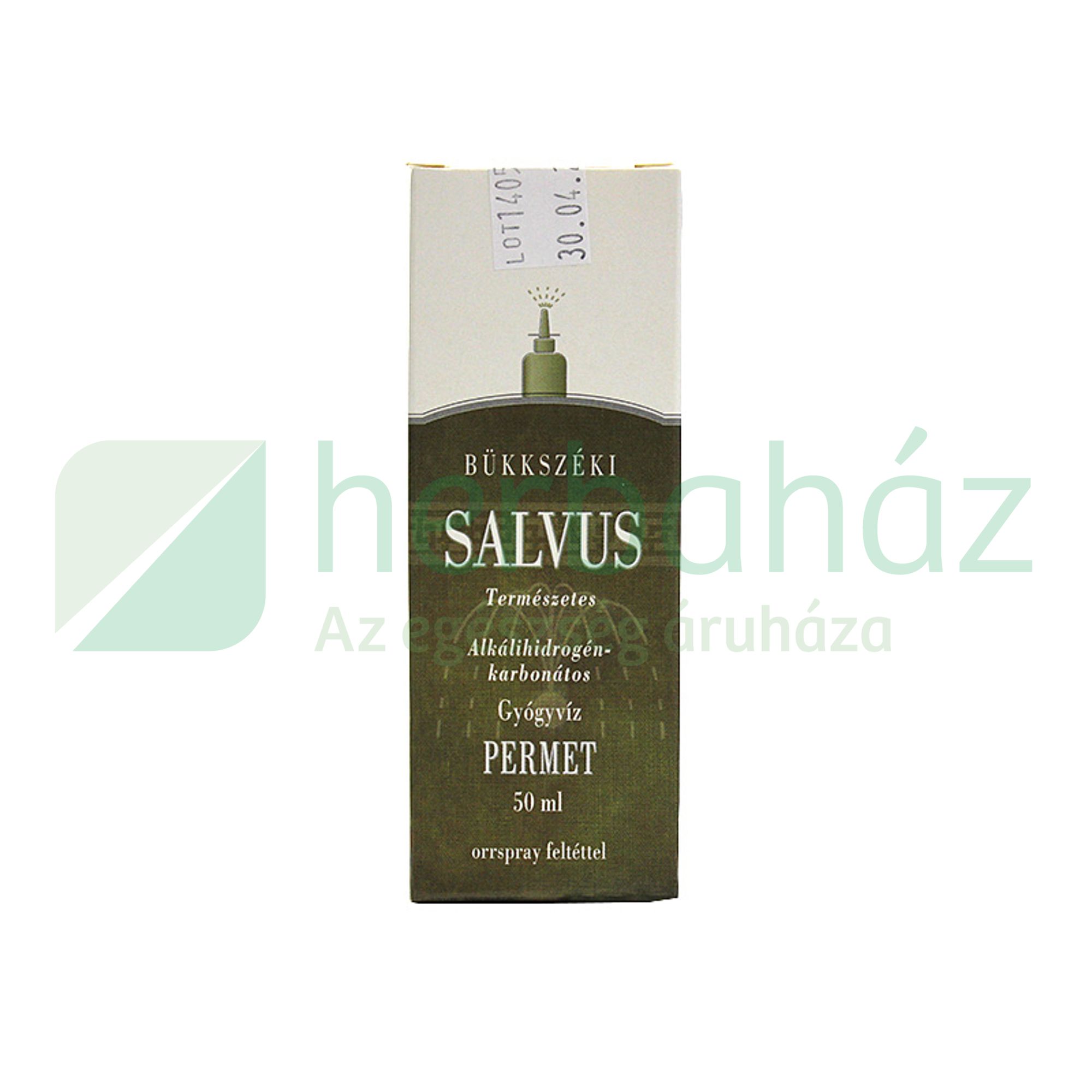 SALVUS GYÓGYVÍZ PERMET ORRSPRAY FELTÉTTEL 50ML