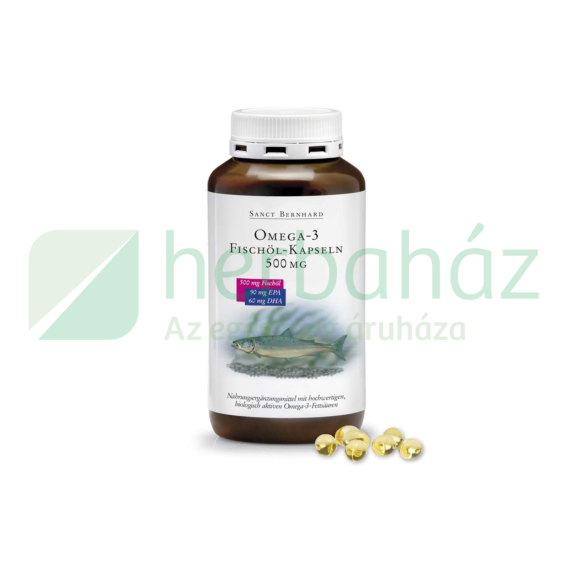 SANCT BERNHARD OMEGA-3 HALOLAJ KAPSZULA 400DB