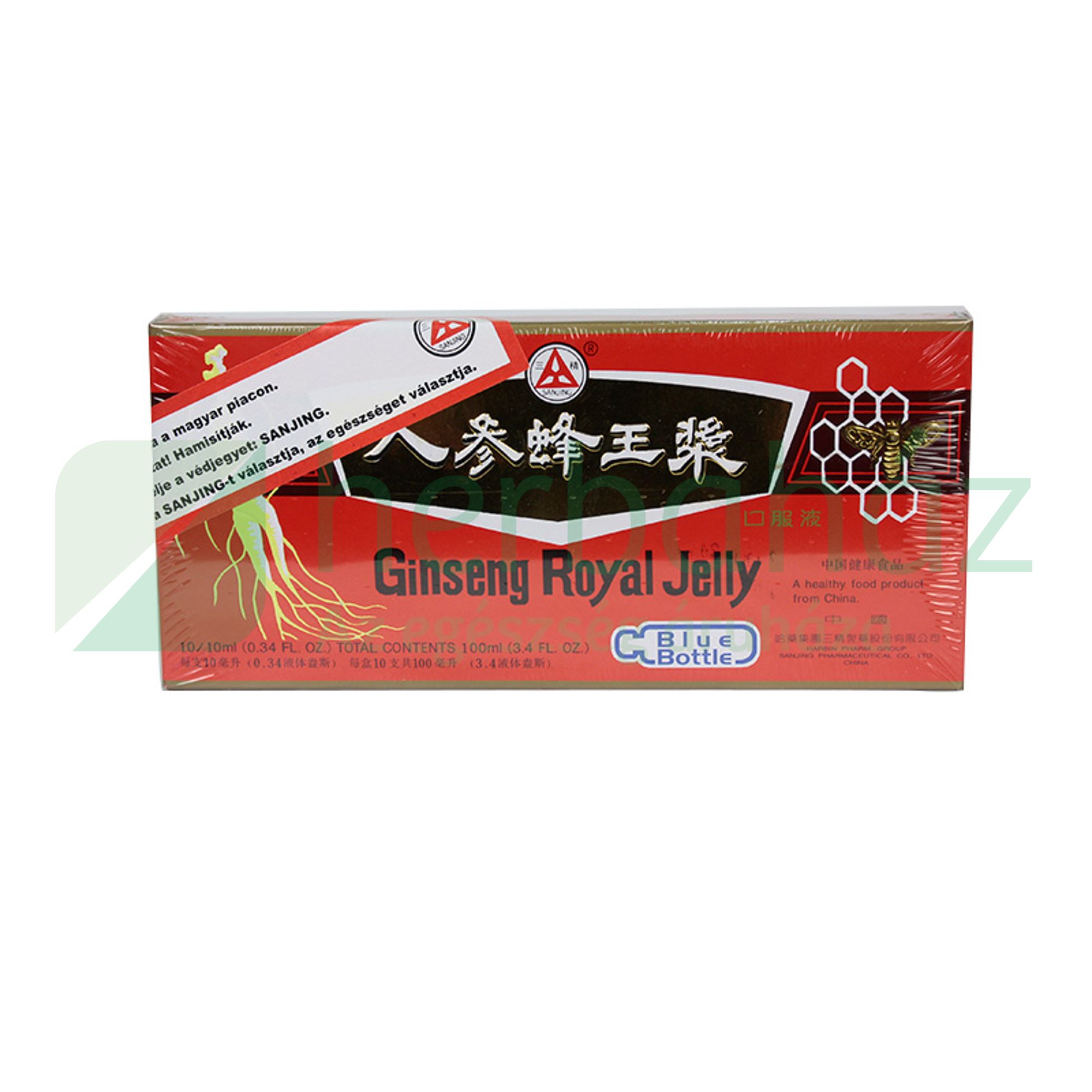 SANJING GINSENG ROYAL JELLY AMPULLA 10X10ML