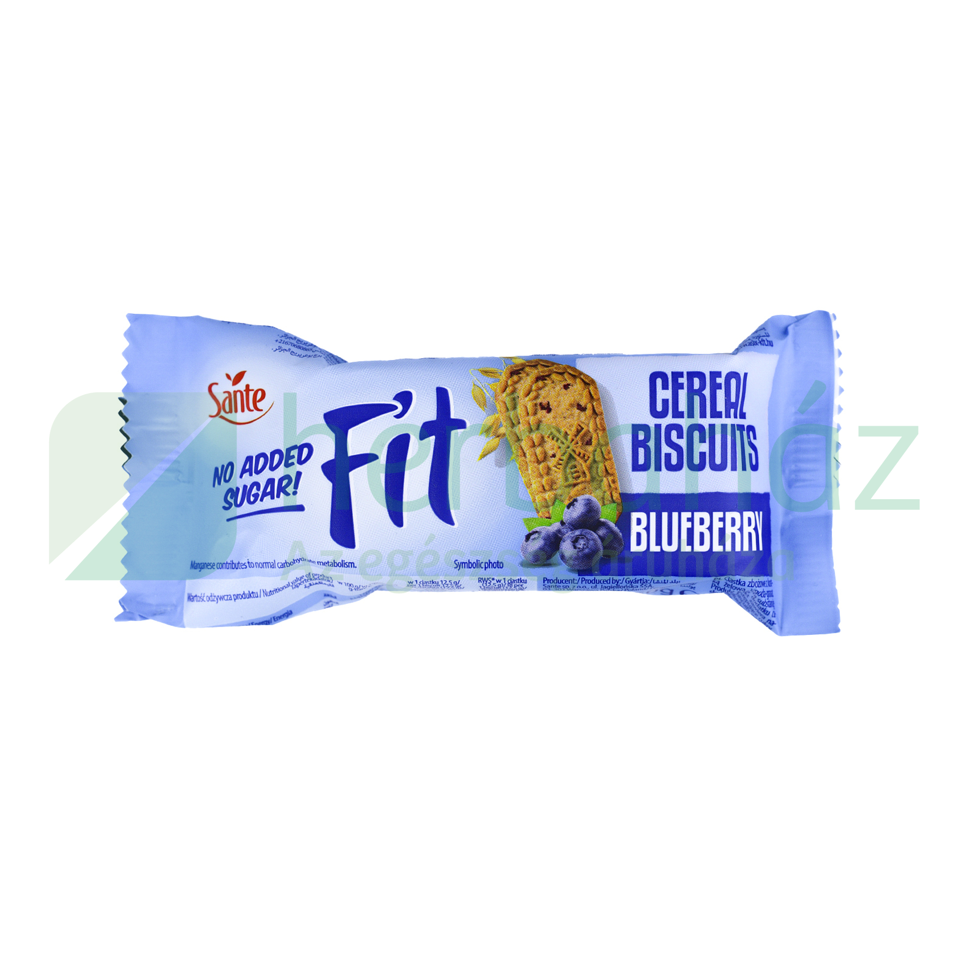 SANTE FIT KEKSZ ÁFONYÁS HOZZÁADOTT CUKOR NÉLKÜL 50G