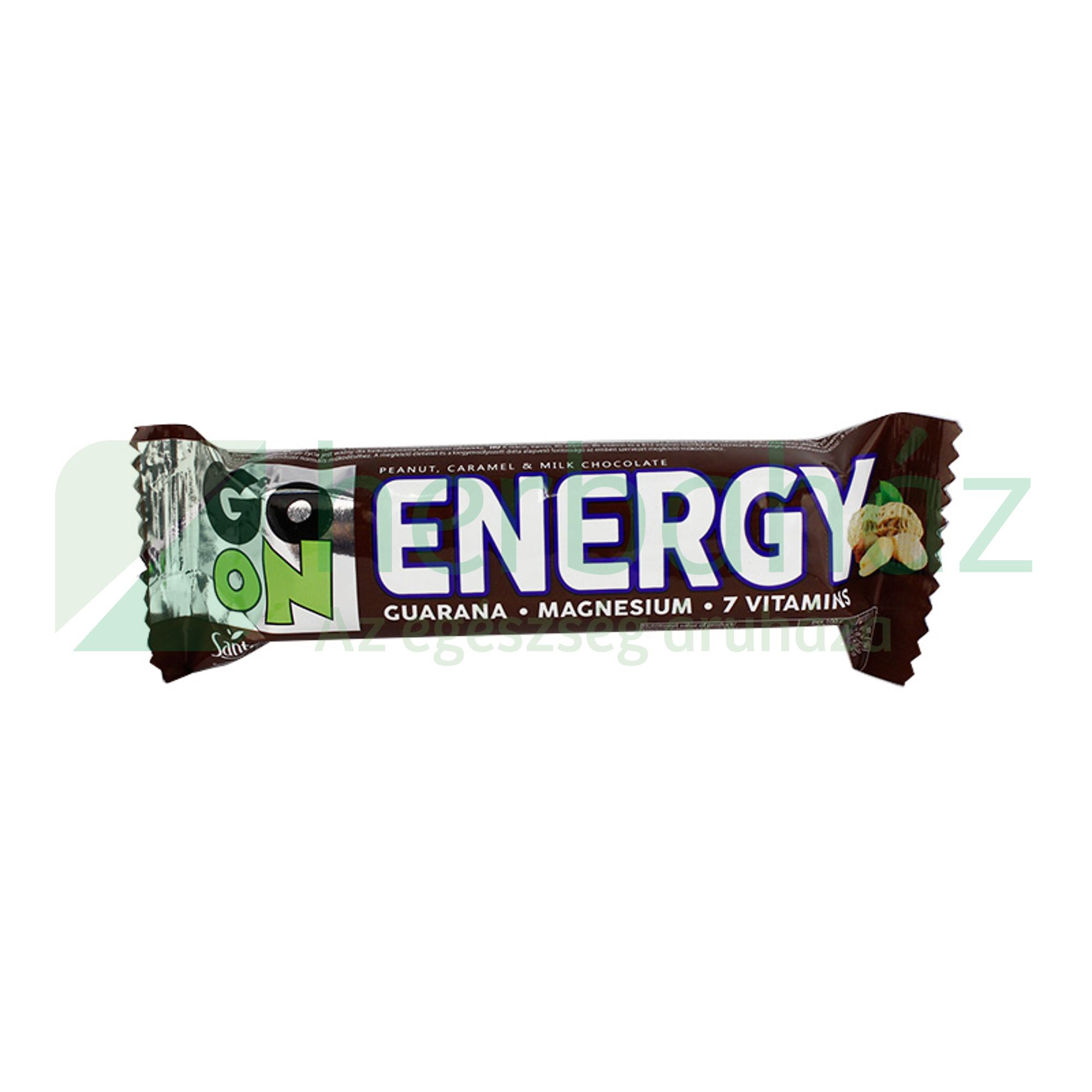 SANTE GO ON ENERGY MOGYORÓ KARAMELL 50G