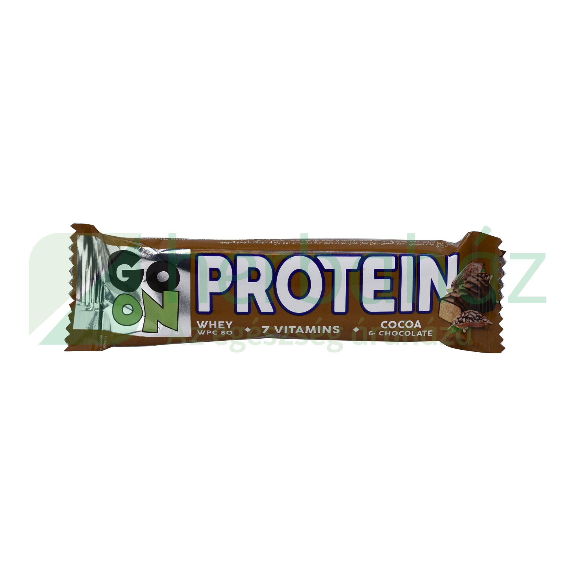 SANTE GO ON TEJCSOKOLÁDÉVAL BEVONT KAKAÓS PROTEINSZELET 50G