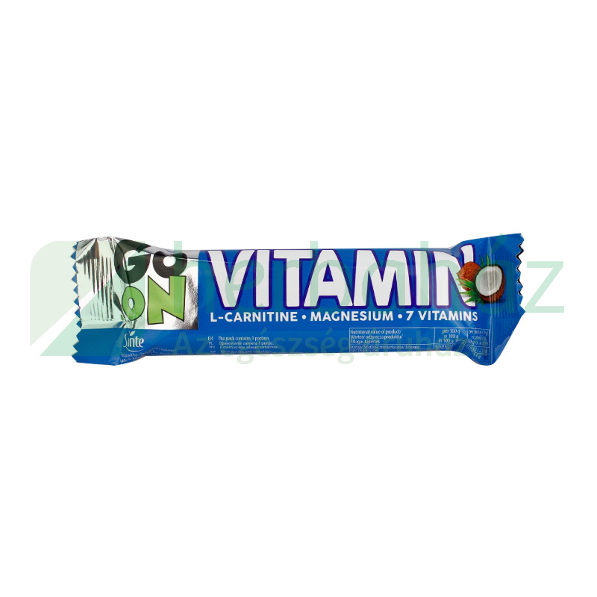 SANTE GO ON VITAMIN KÓKUSZSZELET L-KARNITINNEL 50G