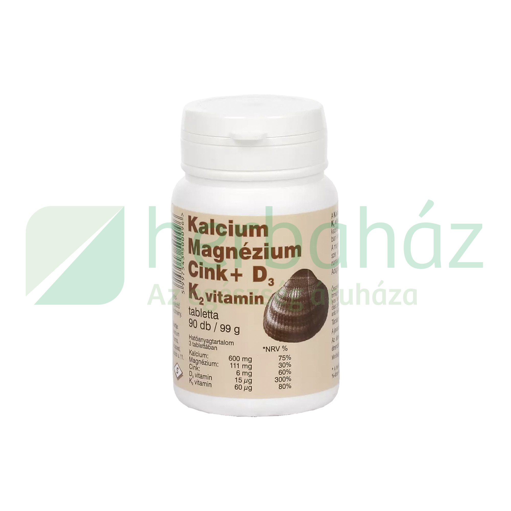 SELENIUM PHARMA KALCIUM+MAGNÉZIUM+CINK TABLETTA 90DB