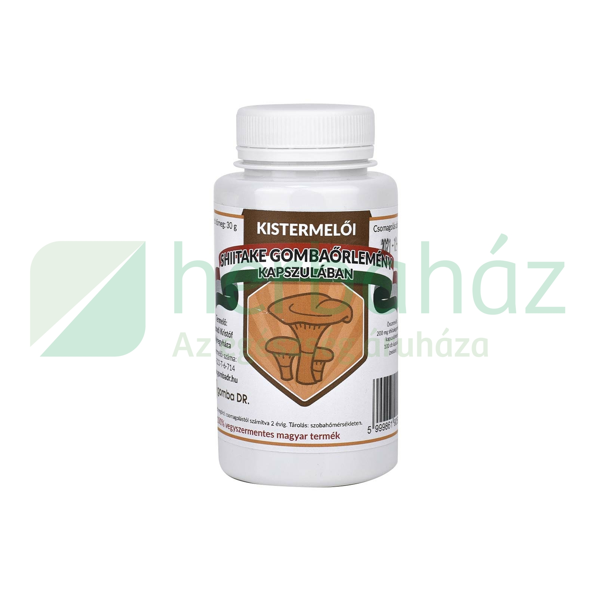 SHIITAKE GOMBAŐRLEMÉNY KAPSZULÁBAN 100DB