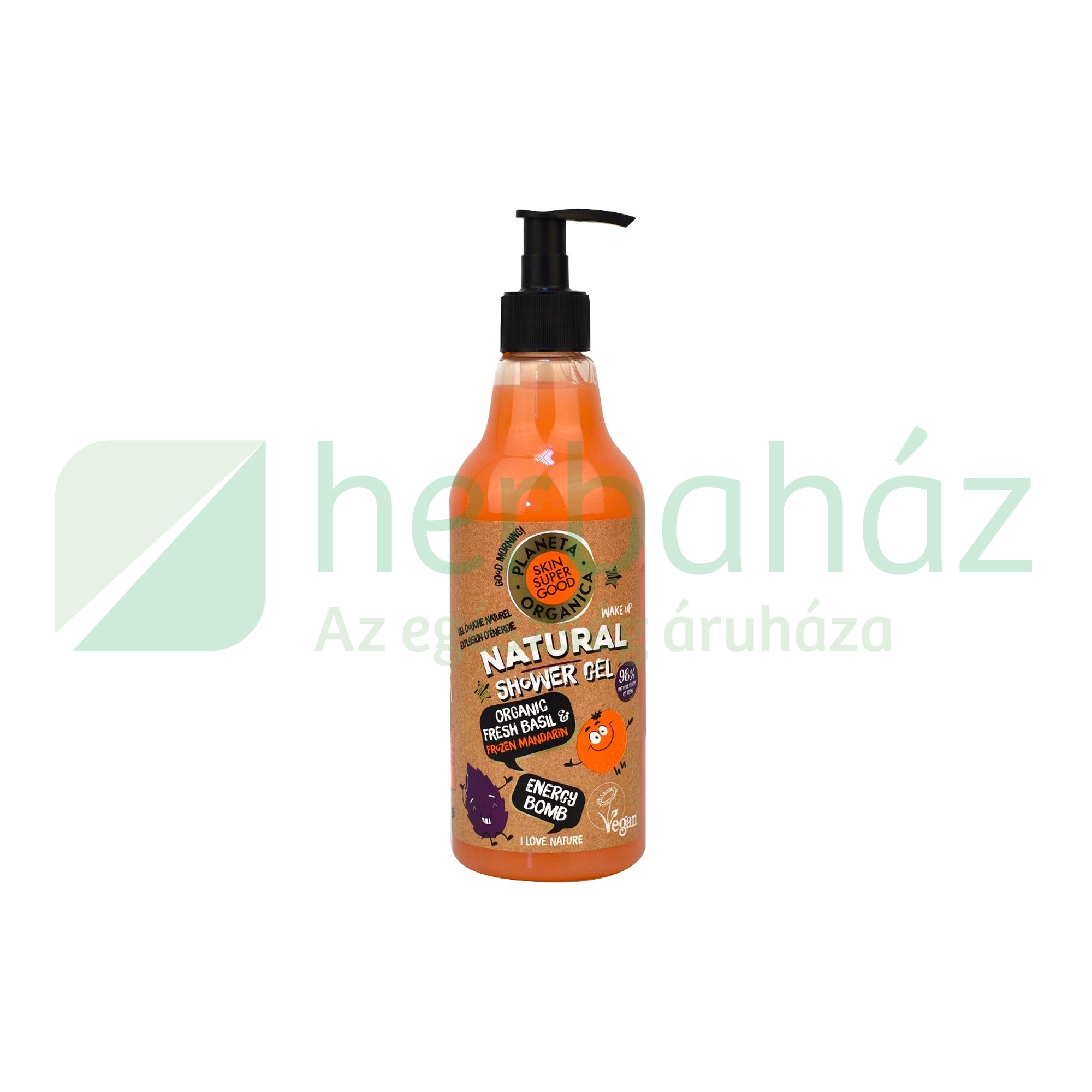 SKIN SUPER GOOD TERMÉSZETES ENERGY BOMB TUSFÜRDŐ 500ML