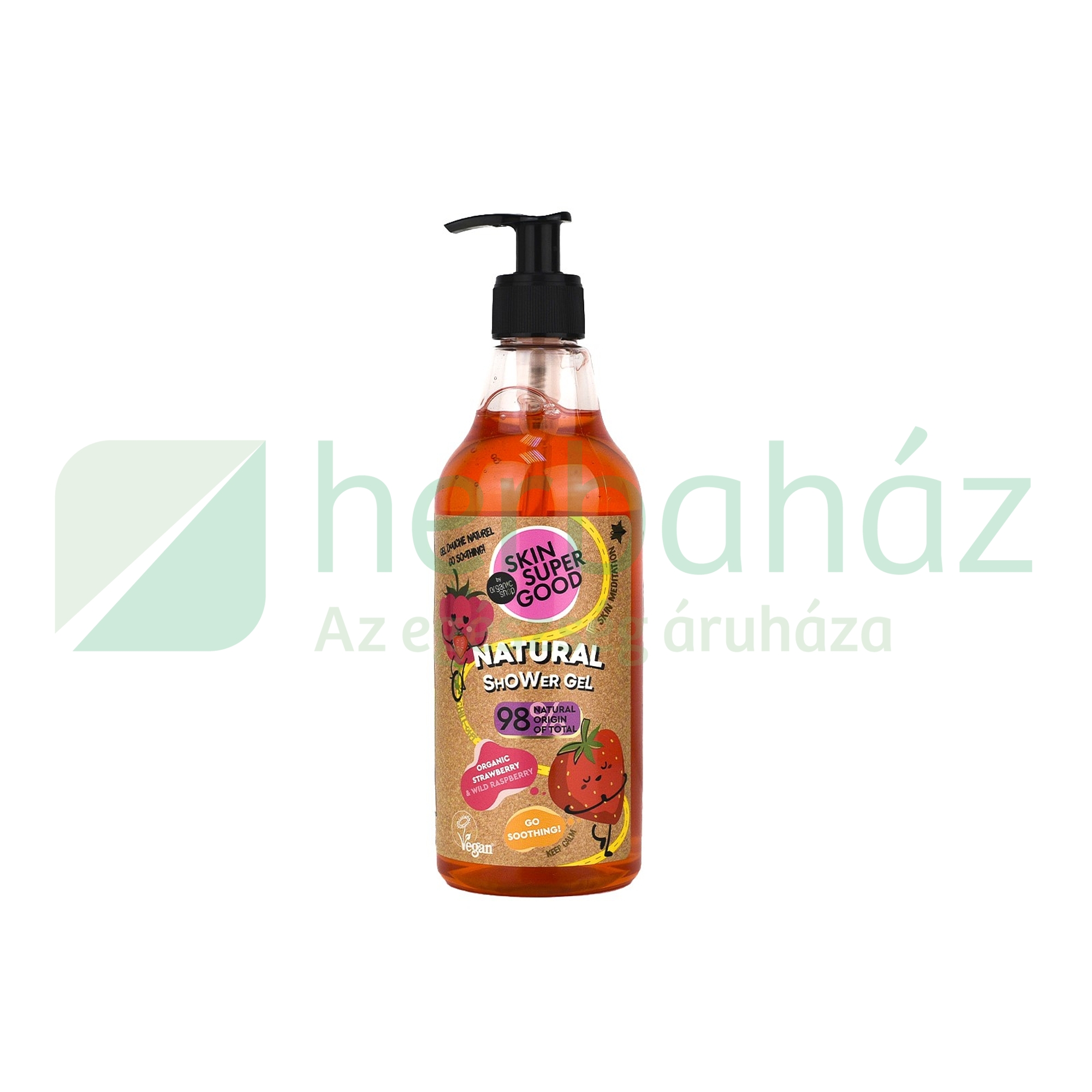 SKIN SUPER GOOD TERMÉSZETES GO SOOTHING TUSFÜRDŐ 500ML