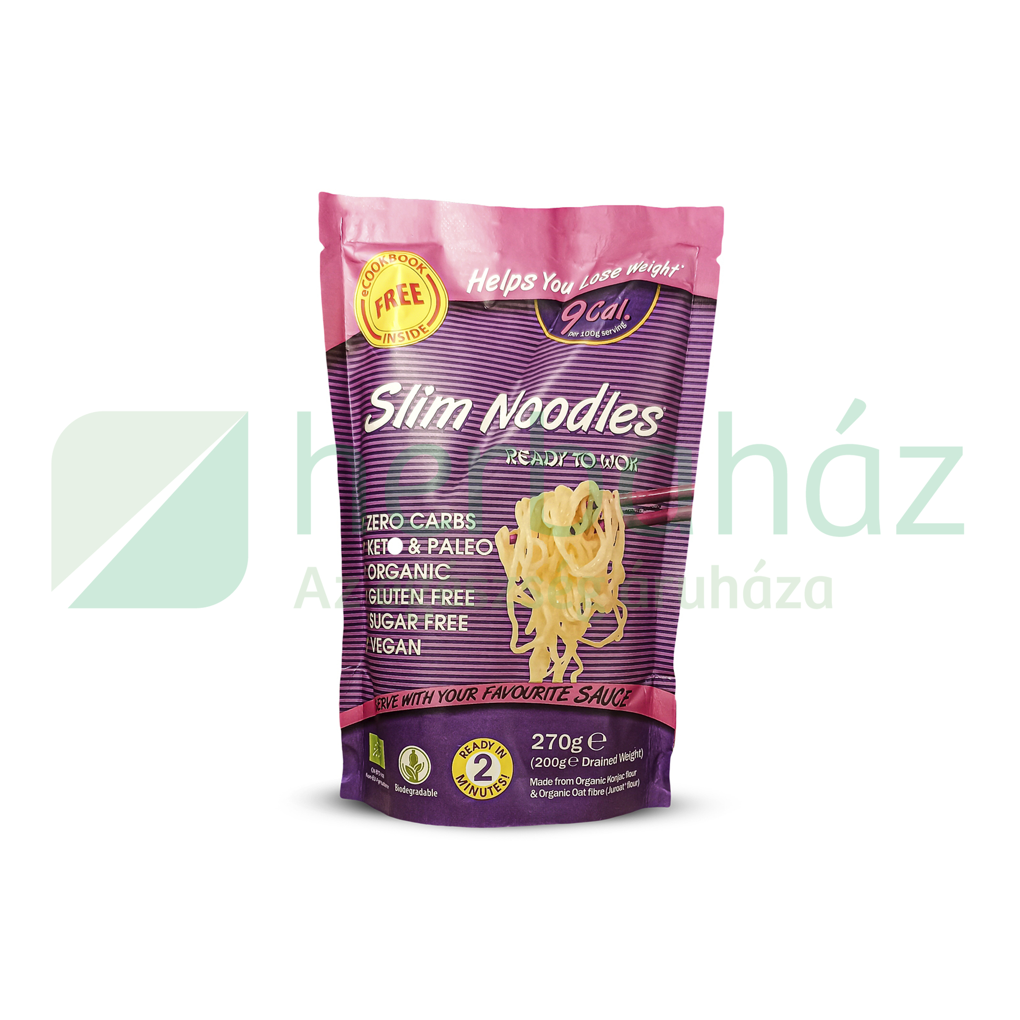 SLIM PASTA CÉRNAMETÉLT 270G