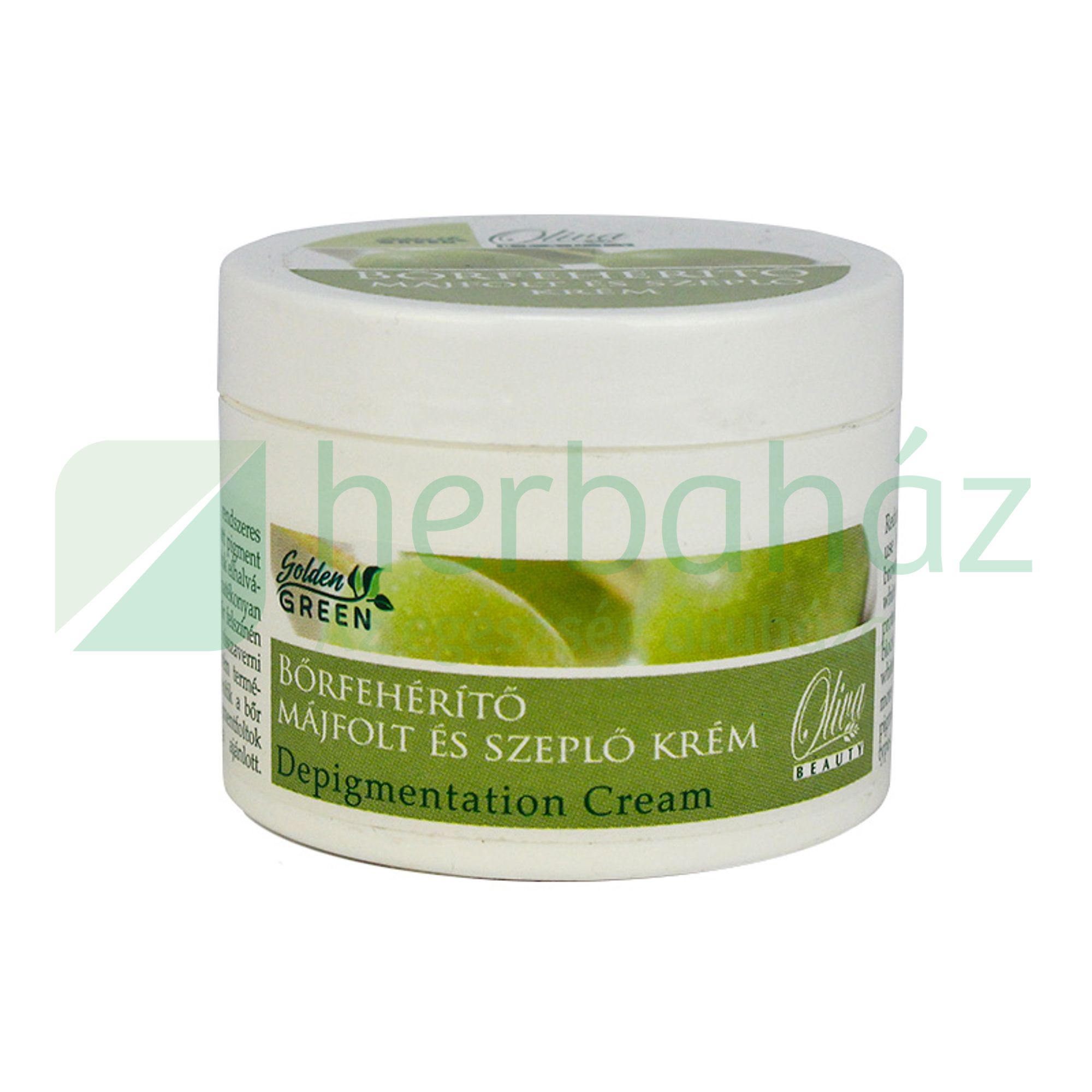 GOLDEN GREEN OLIVA BŐRFEHÉRÍTŐ KRÉM MÁJFOLT ÉS SZEPLŐ ELLEN 100ML