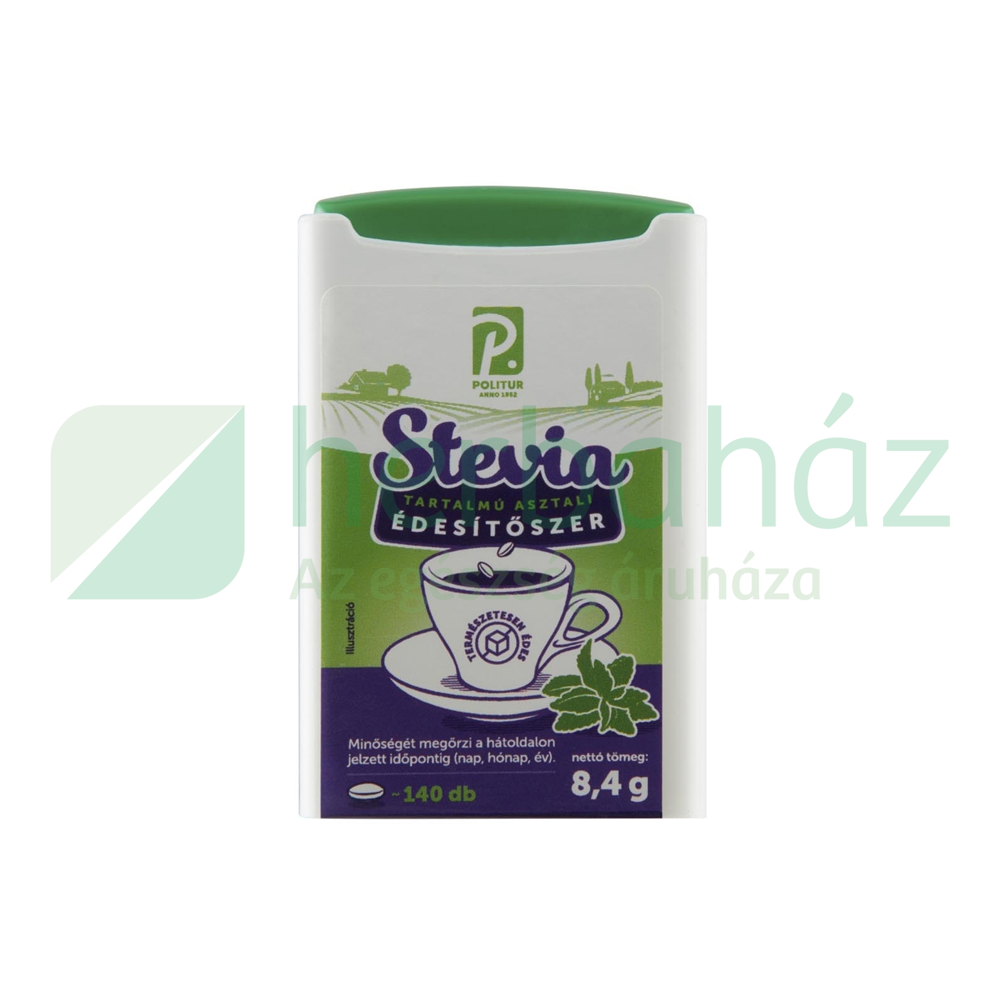 STEVIA TARTALMÚ ASZTALI ÉDESÍTŐ TABLETTA 140DB